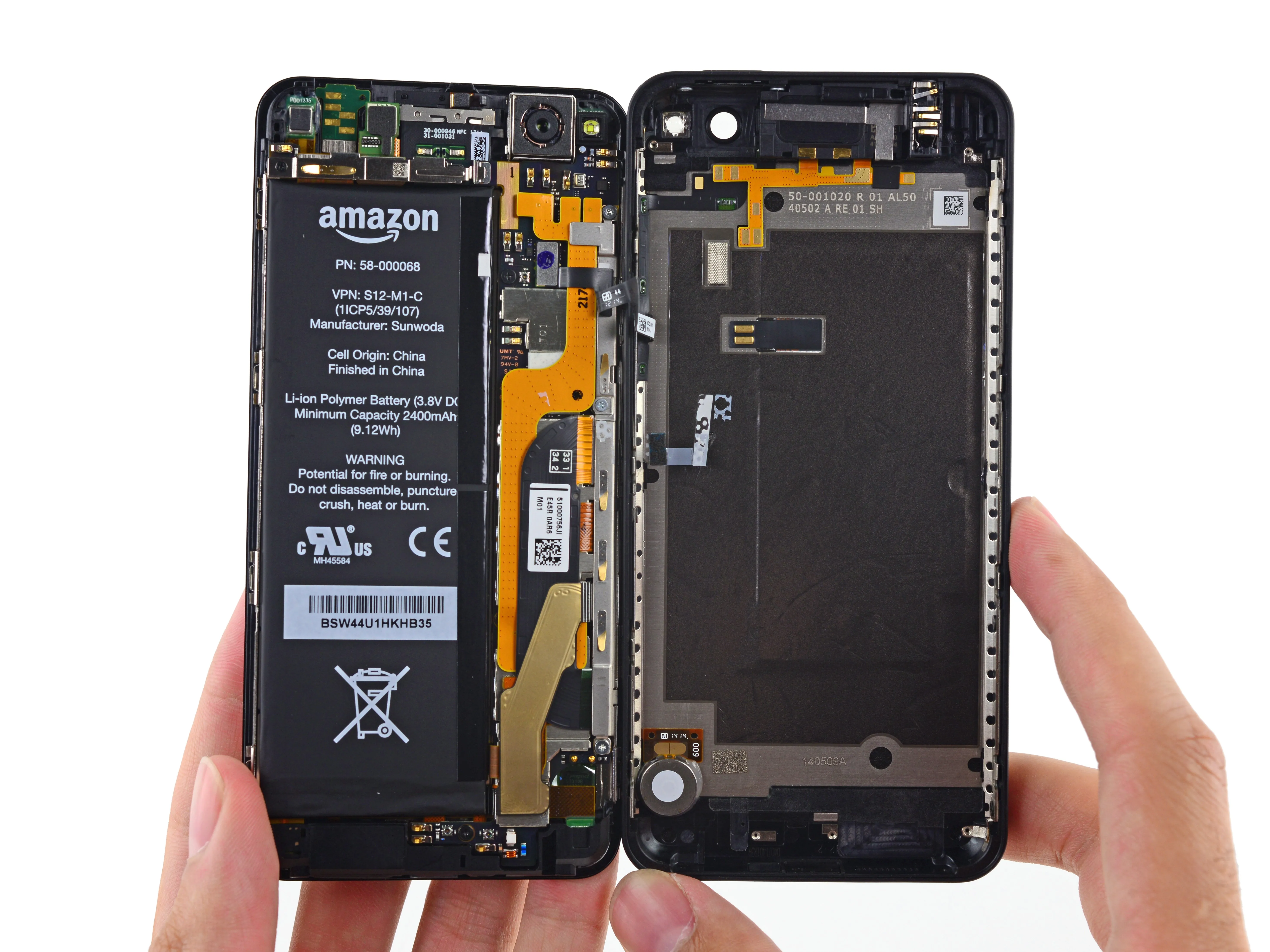 Разборка Amazon Fire Phone: шаг 5, изображение 1 из 3