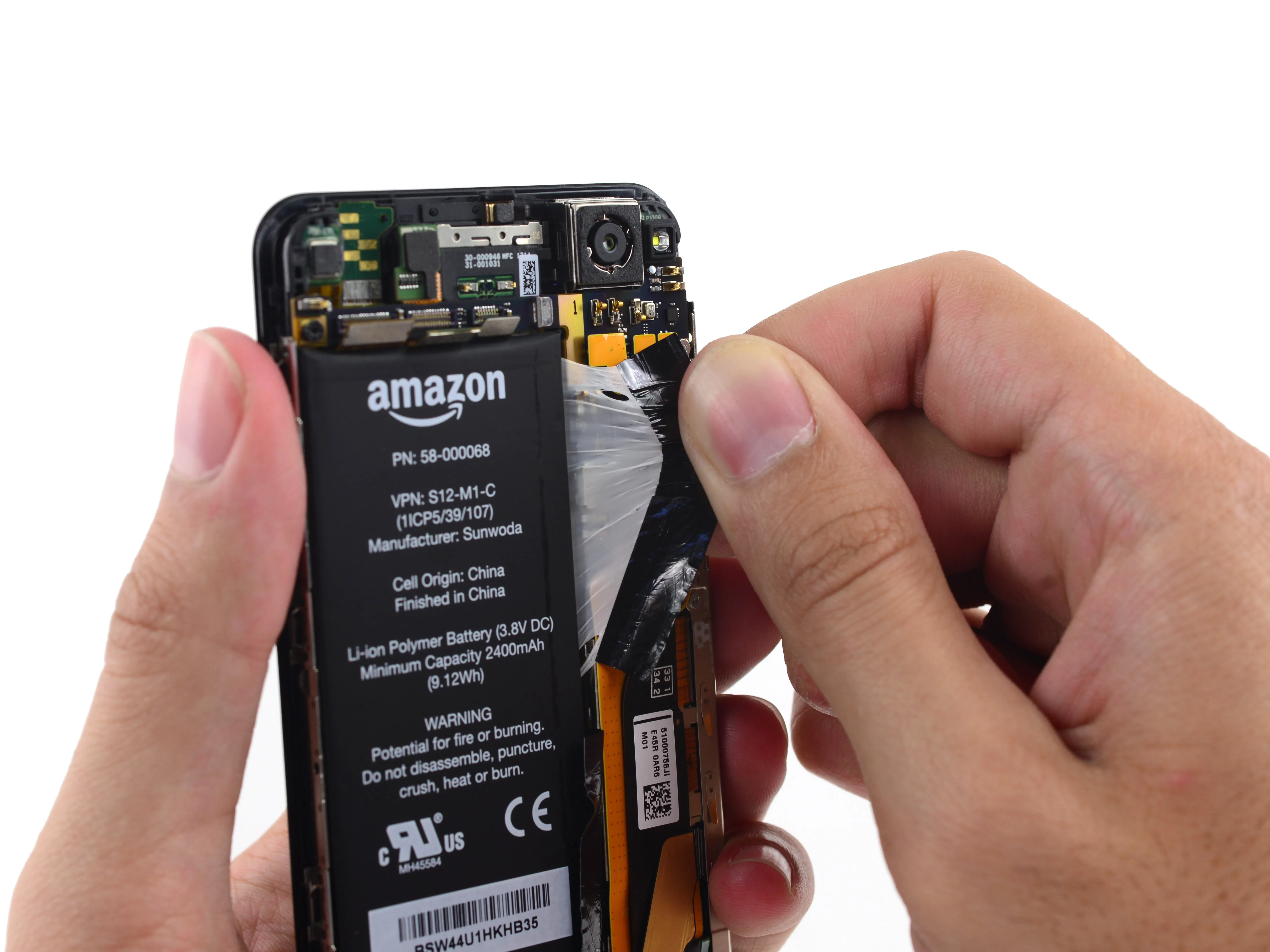 Разборка телефона Amazon Fire Phone: шаг 6, изображение 3 из 3