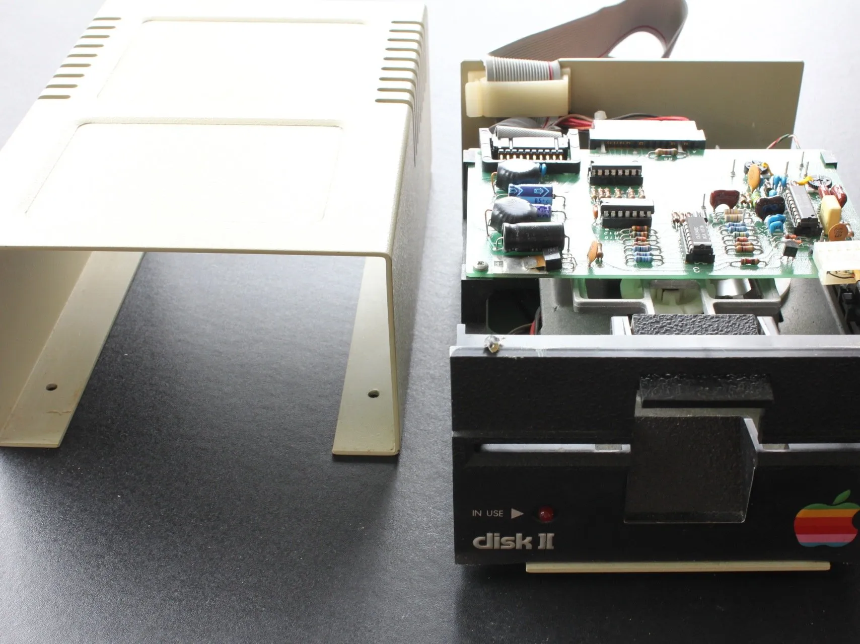 Apple Disk II Floppy Disk Subsystem Teardown and Optical Drive Conversion, Remove the outer case: step 3, image 1 of 1