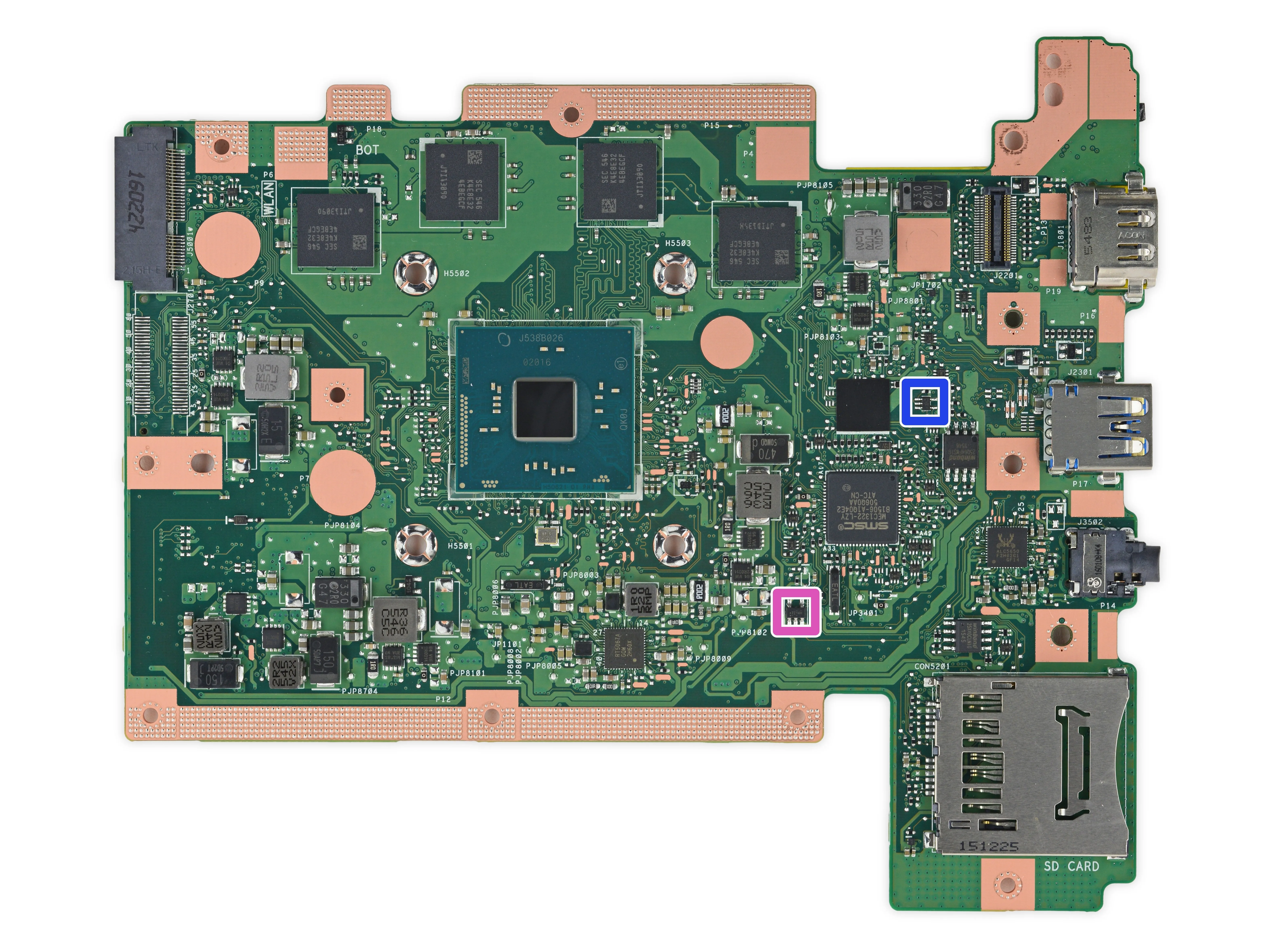 Asus Chromebook C202 Teardown: шаг 8, изображение 1 из 2