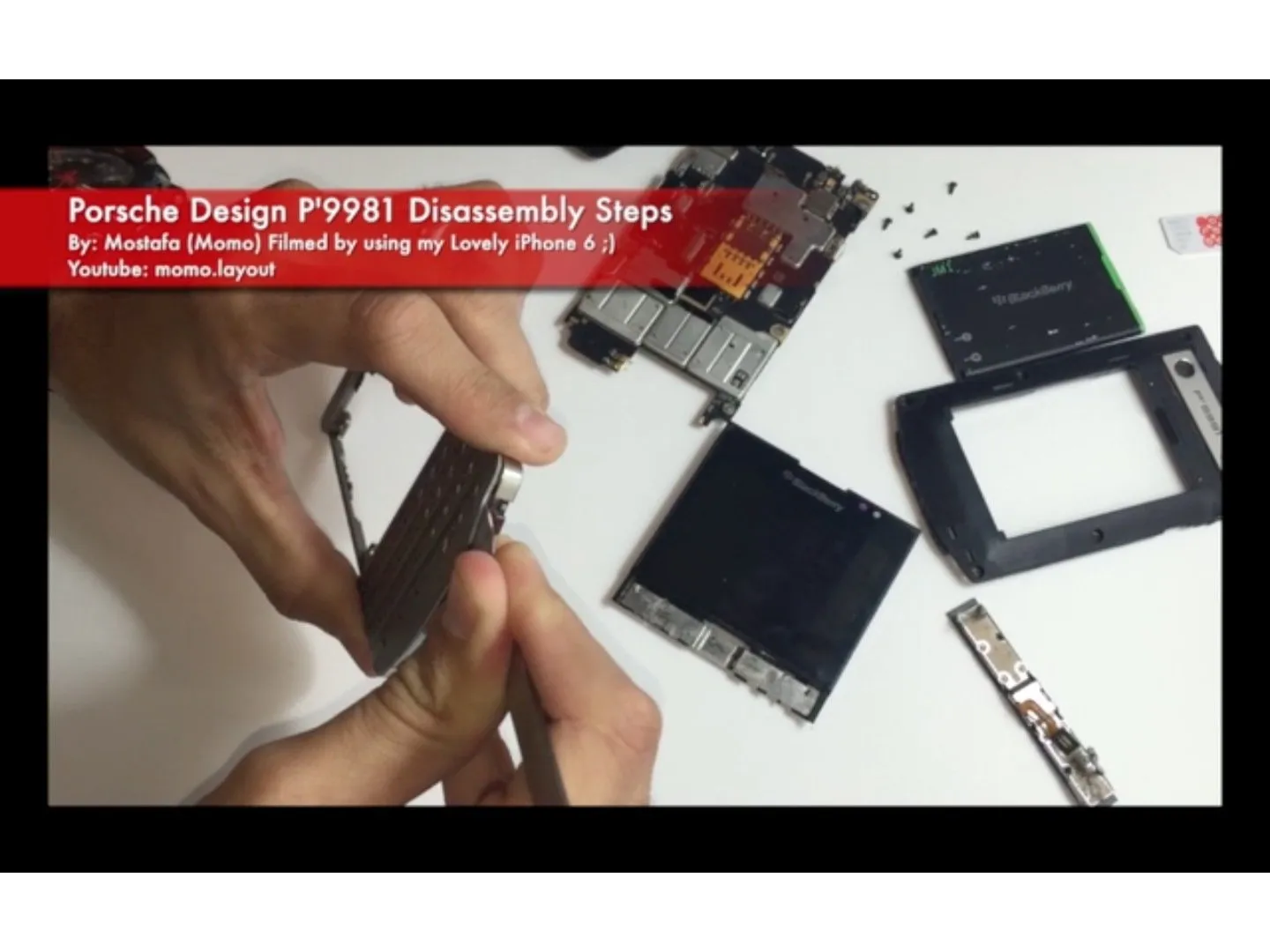 BlackBerry porsche design P'9981 Teardown: step 11, image 3 of 3