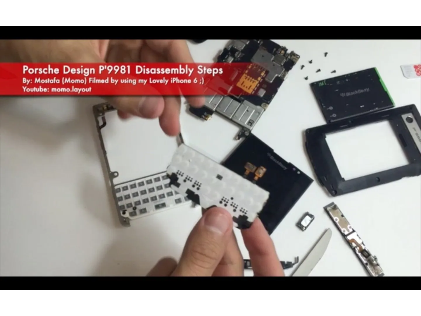 BlackBerry porsche design P'9981 Teardown: step 13, image 3 of 3