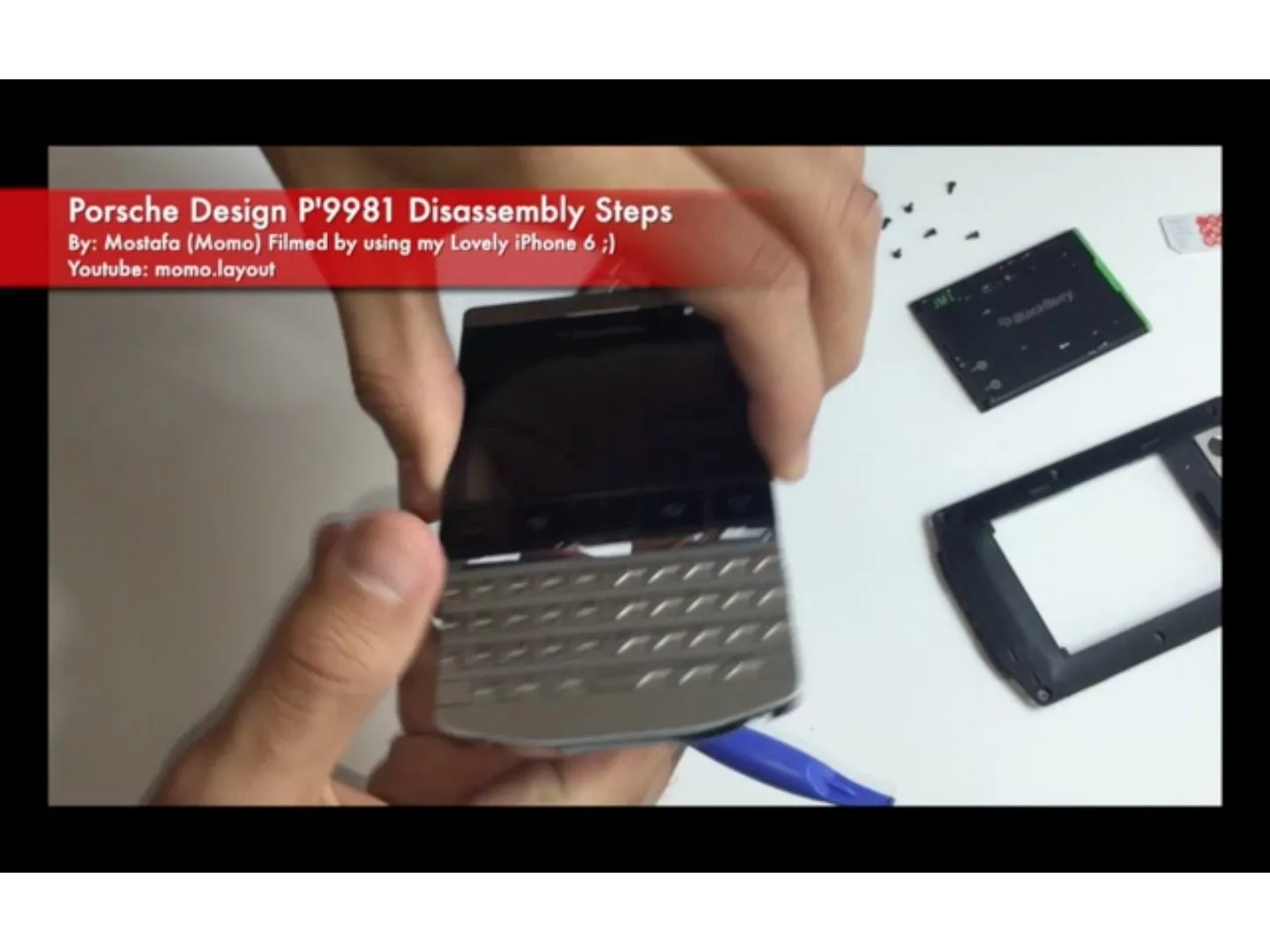 BlackBerry porsche design P'9981 Teardown: step 8, image 3 of 3