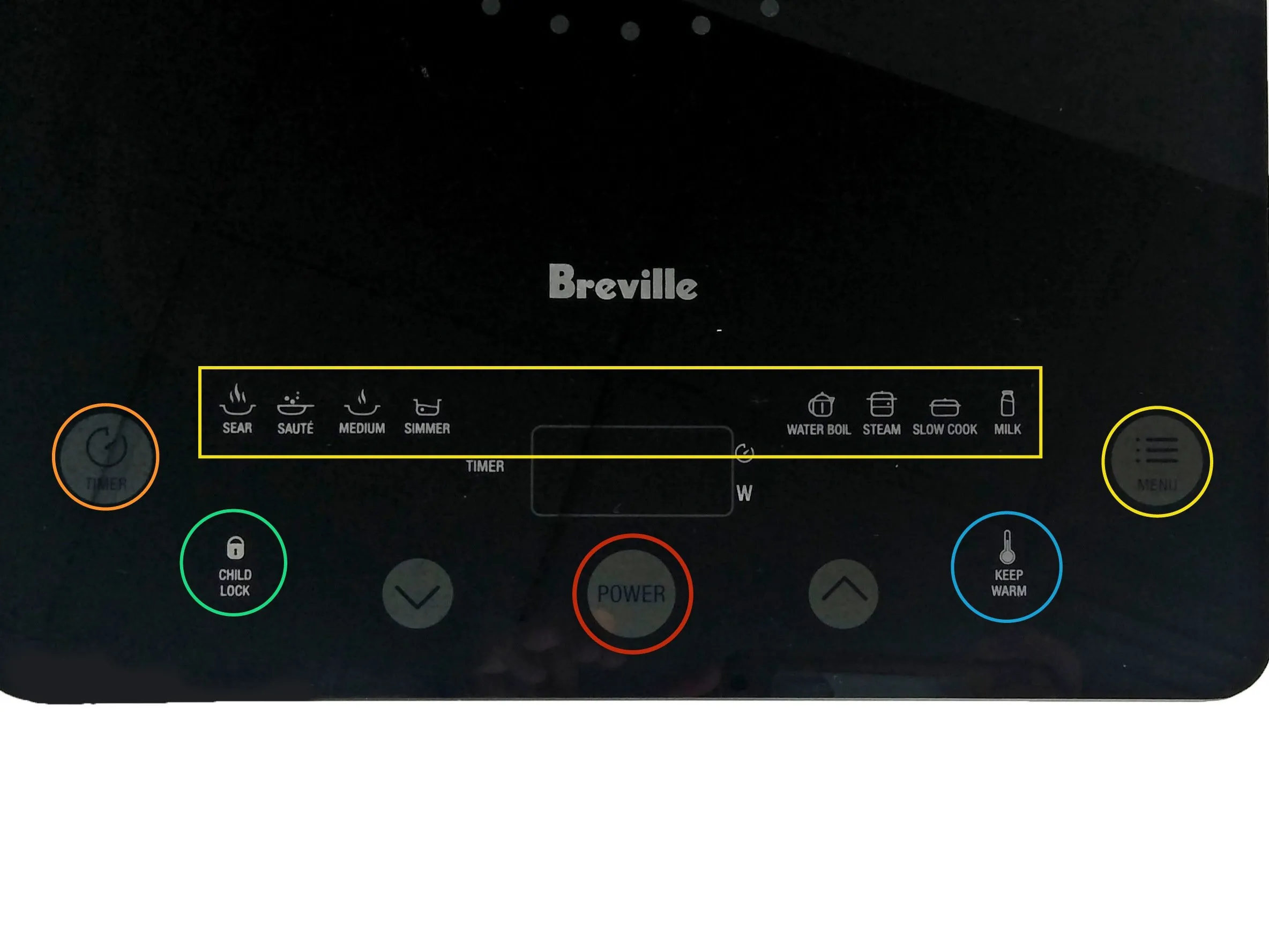 Индукционная плита Breville (LIC400BLKANZ) Разборка, корпус: шаг 1, изображение 3 из 3