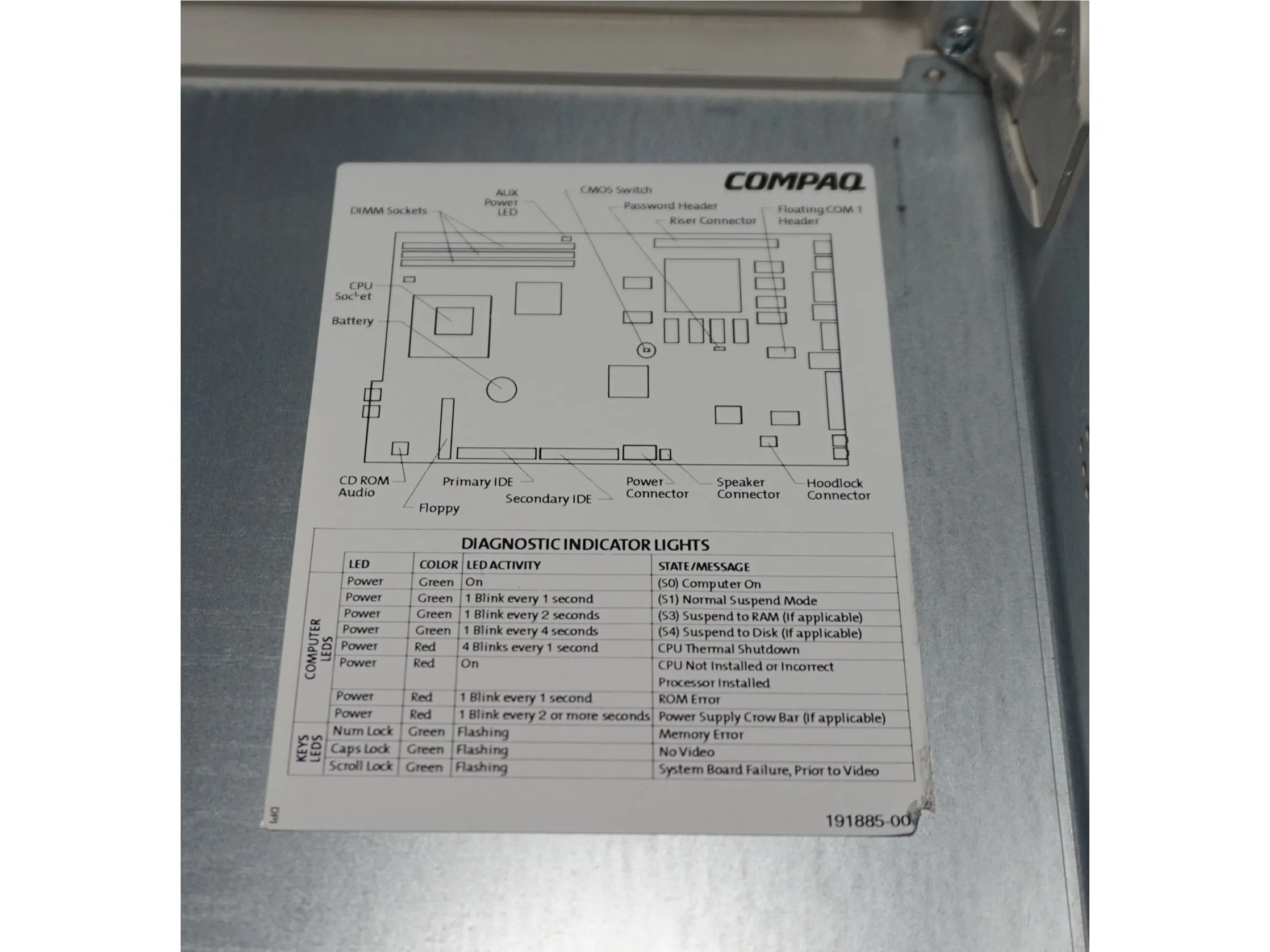 Разборка Compaq Deskpro EN: шаг 4, изображение 3 из 3