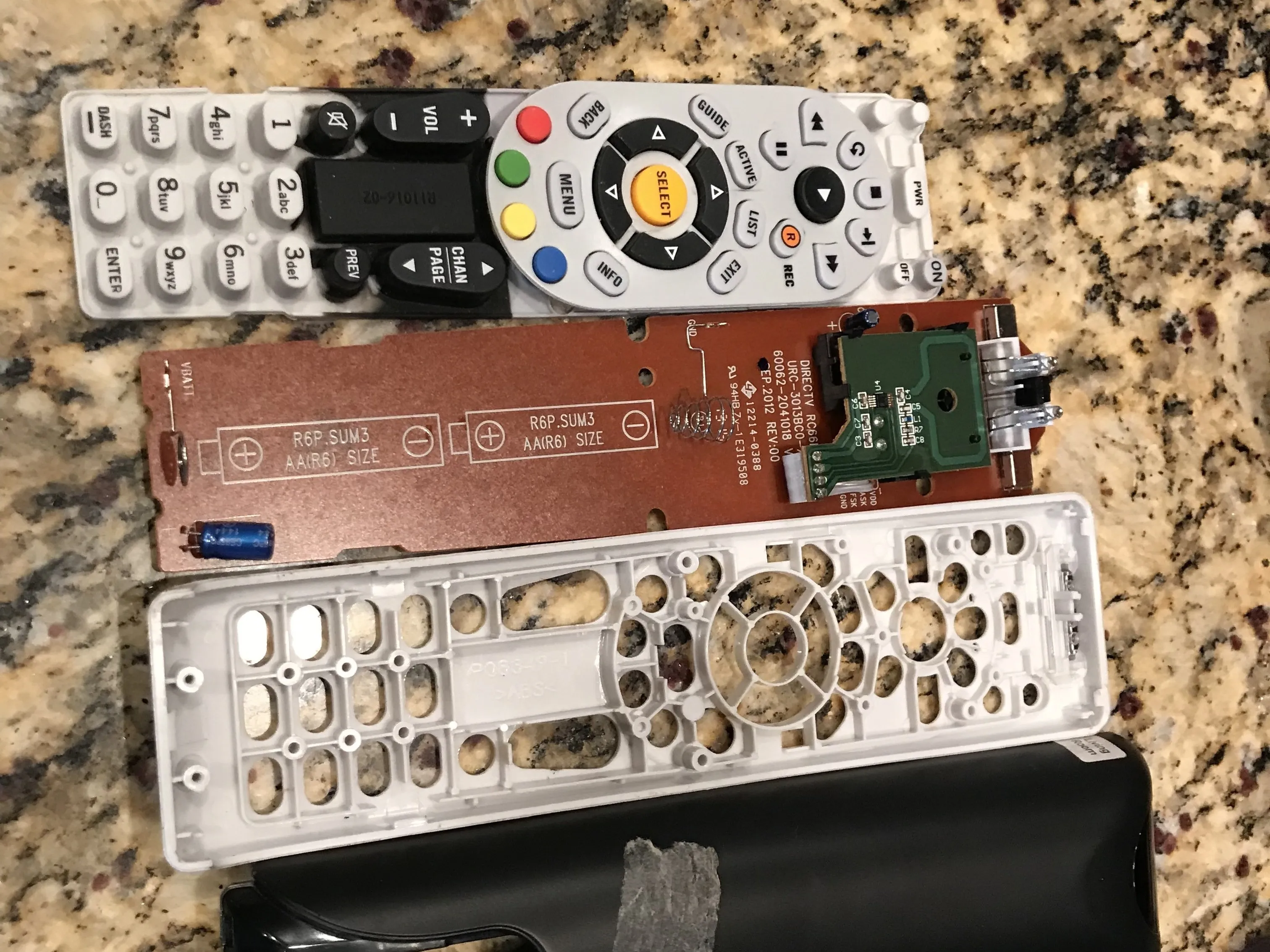 Directv Remote Teardown, You're basically done: step 5, image 2 of 2