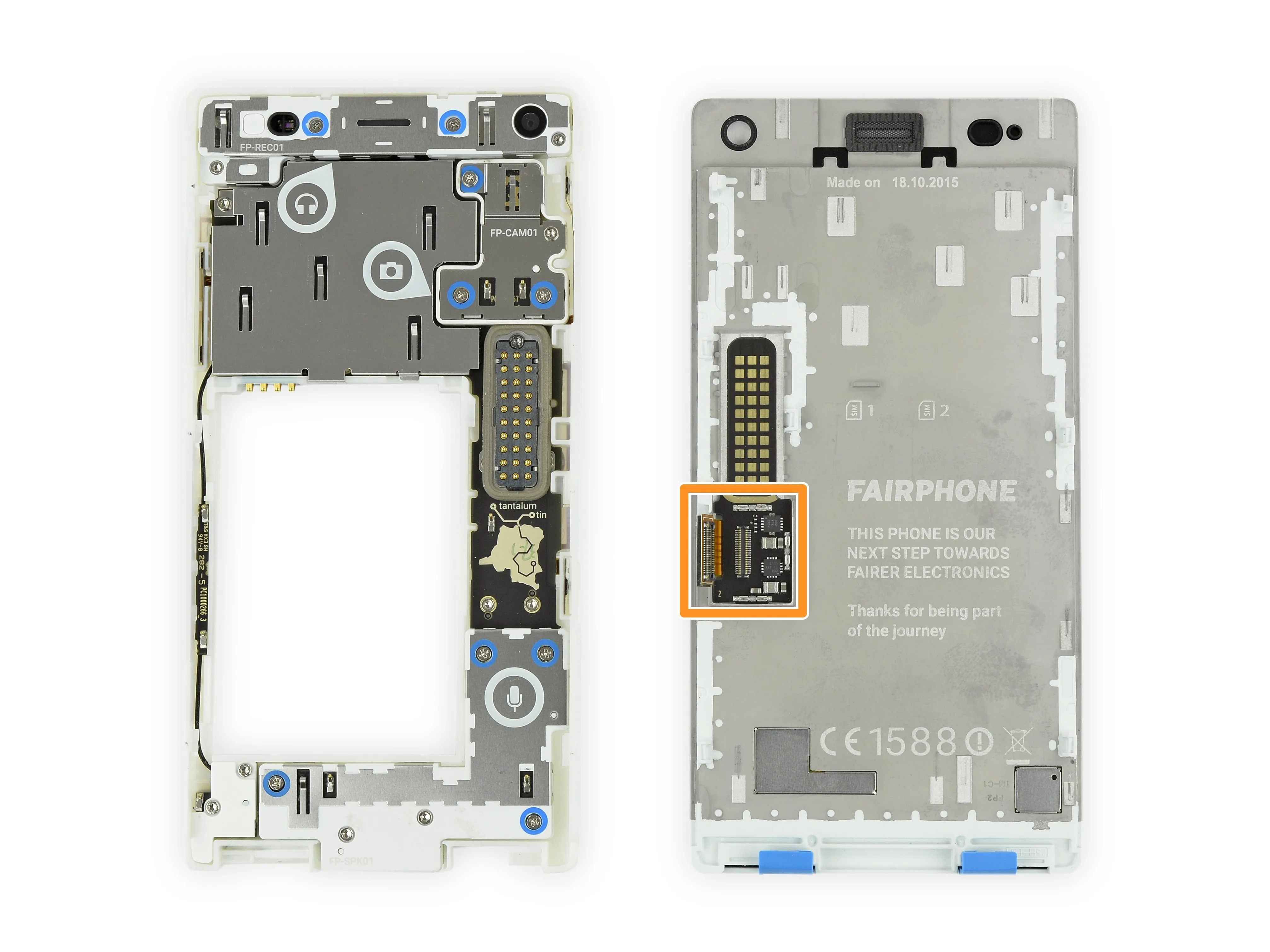 Разборка Fairphone 2: шаг 4, изображение 3 из 3