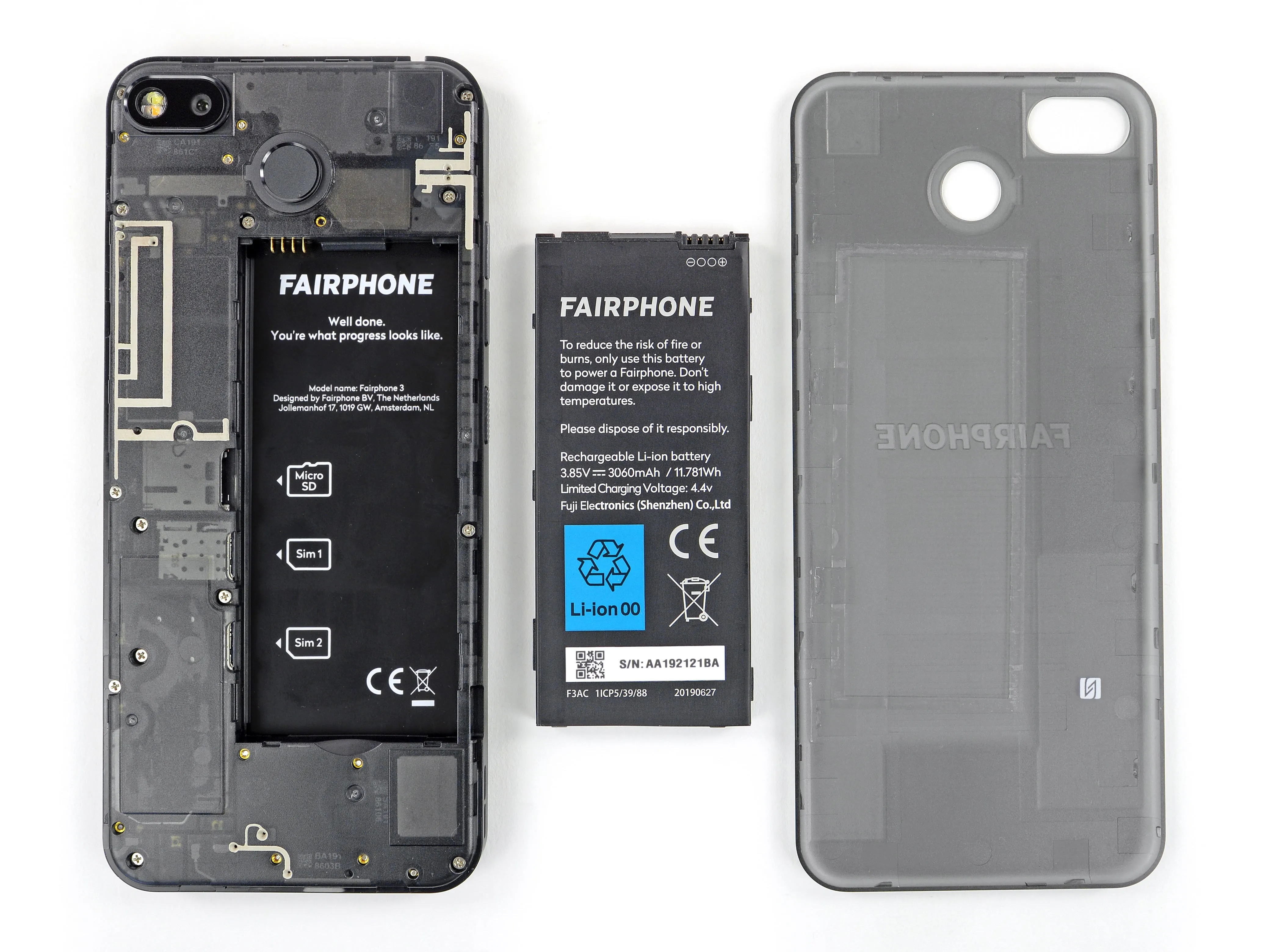 Разборка Fairphone 3: шаг 4, изображение 2 из 2