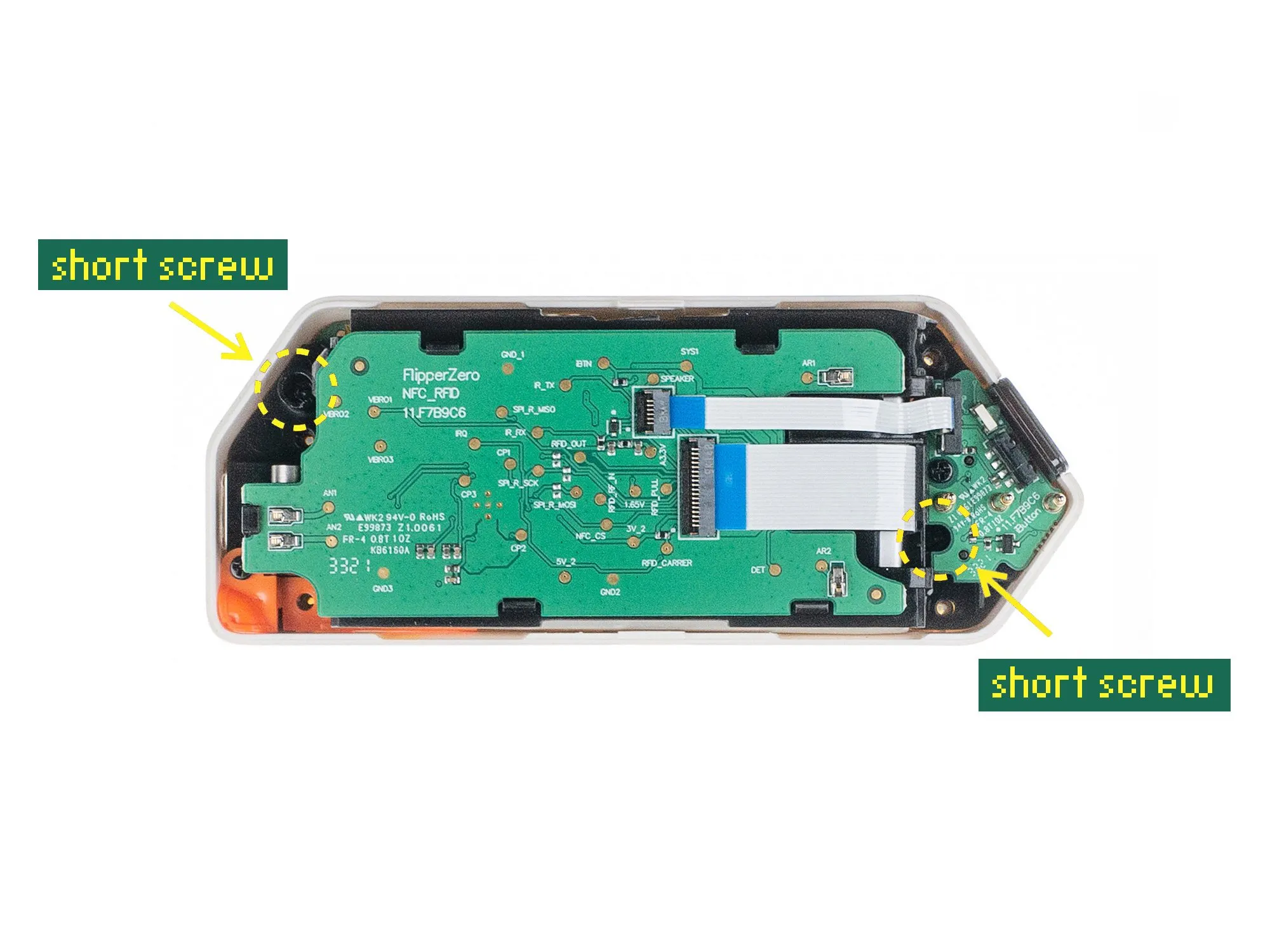 Flipper Zero Teardown, Открутите шасси: шаг 7, изображение 1 из 1