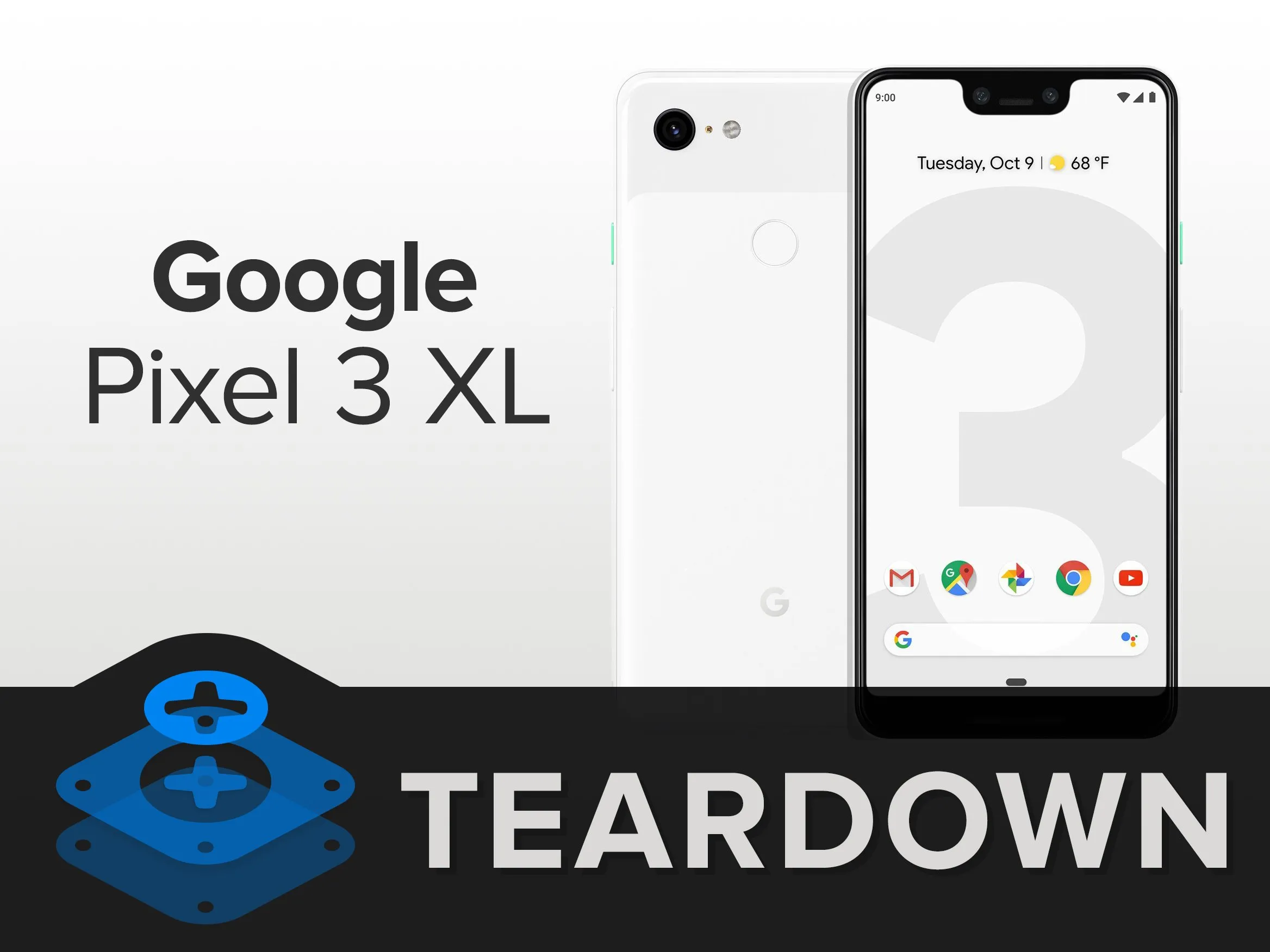 Разборка Google Pixel 3 XL, разборка Google Pixel 3 XL: шаг 1, изображение 1 из 1