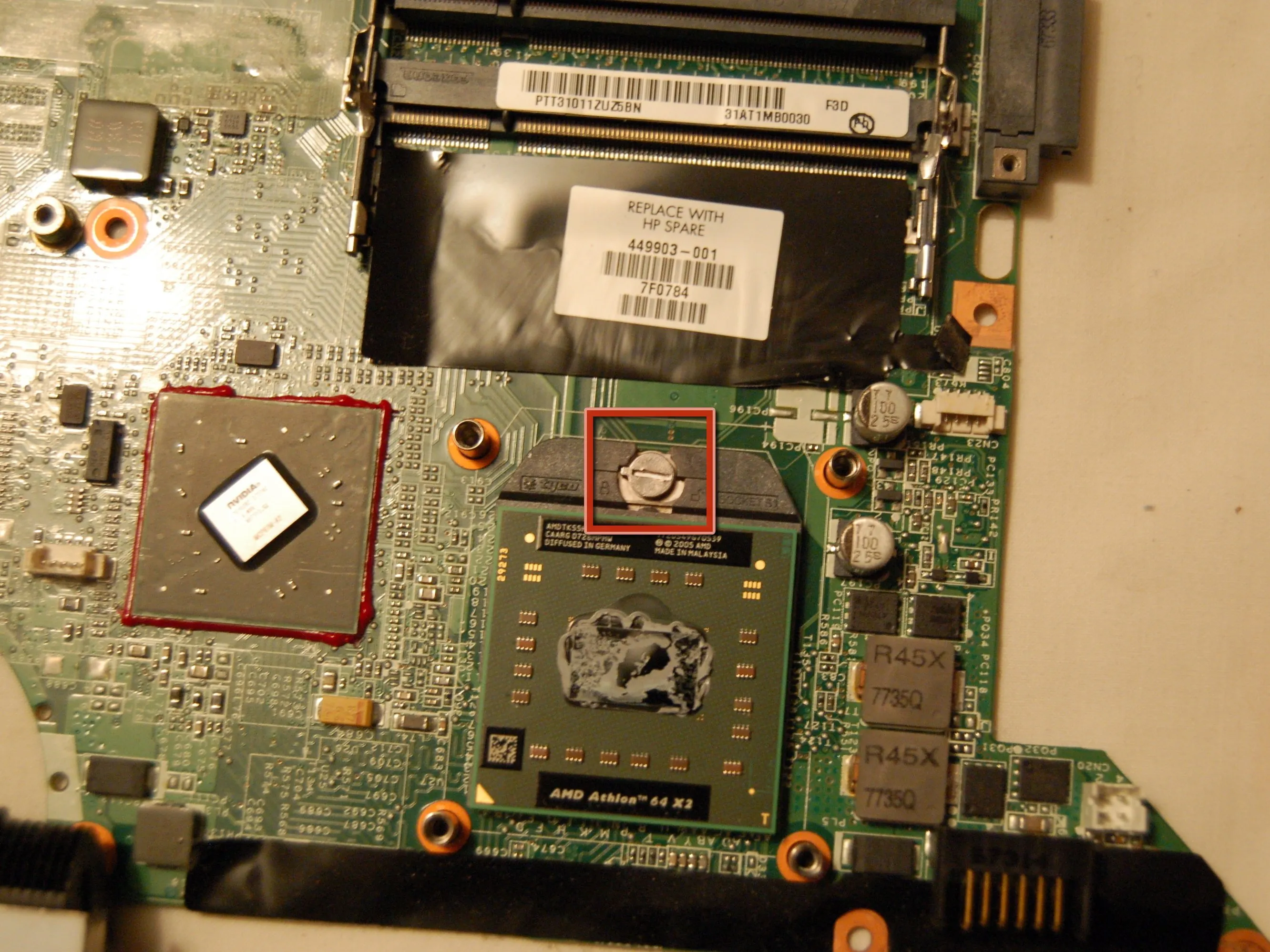 HP Pavilion dv6000 Teardown: шаг 13, изображение 3 из 3