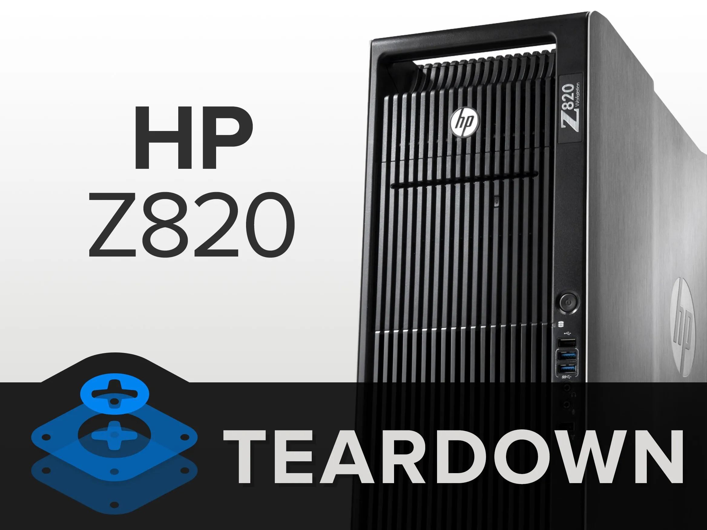 HP Z820 Teardown, HP Z820 Teardown: шаг 1, изображение 1 из 3