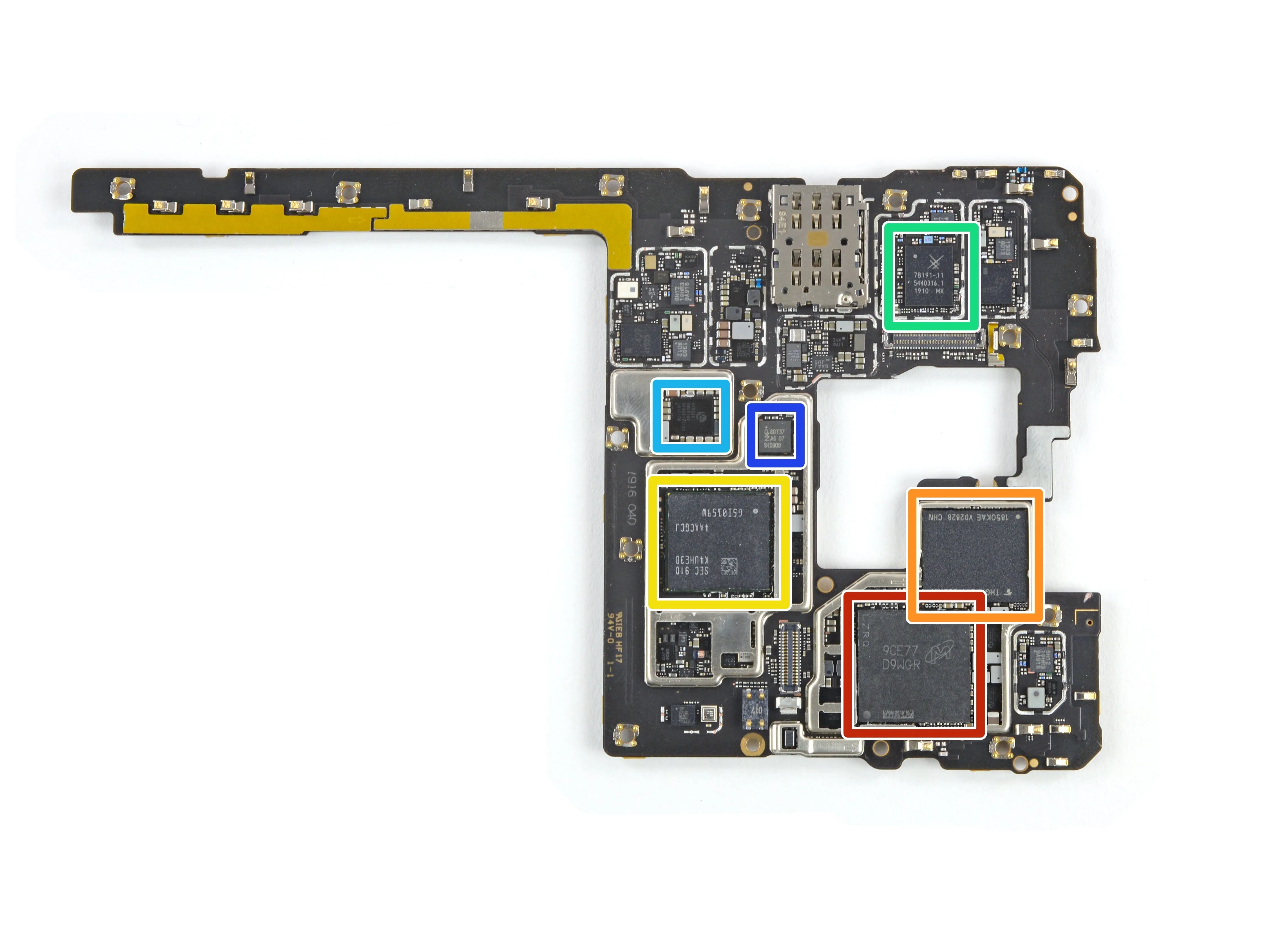 Разборка Huawei Mate 20 X 5G: шаг 6, изображение 2 из 3