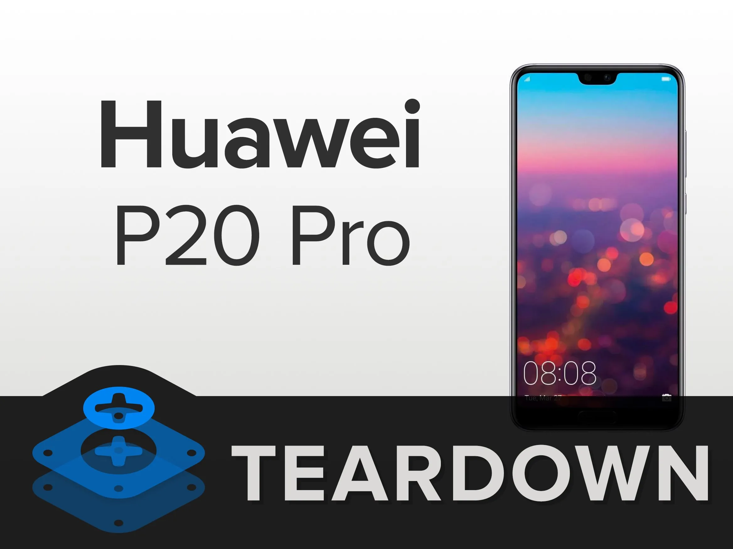 Разборка Huawei P20 Pro, разборка Huawei P20 Pro: шаг 1, изображение 1 из 3