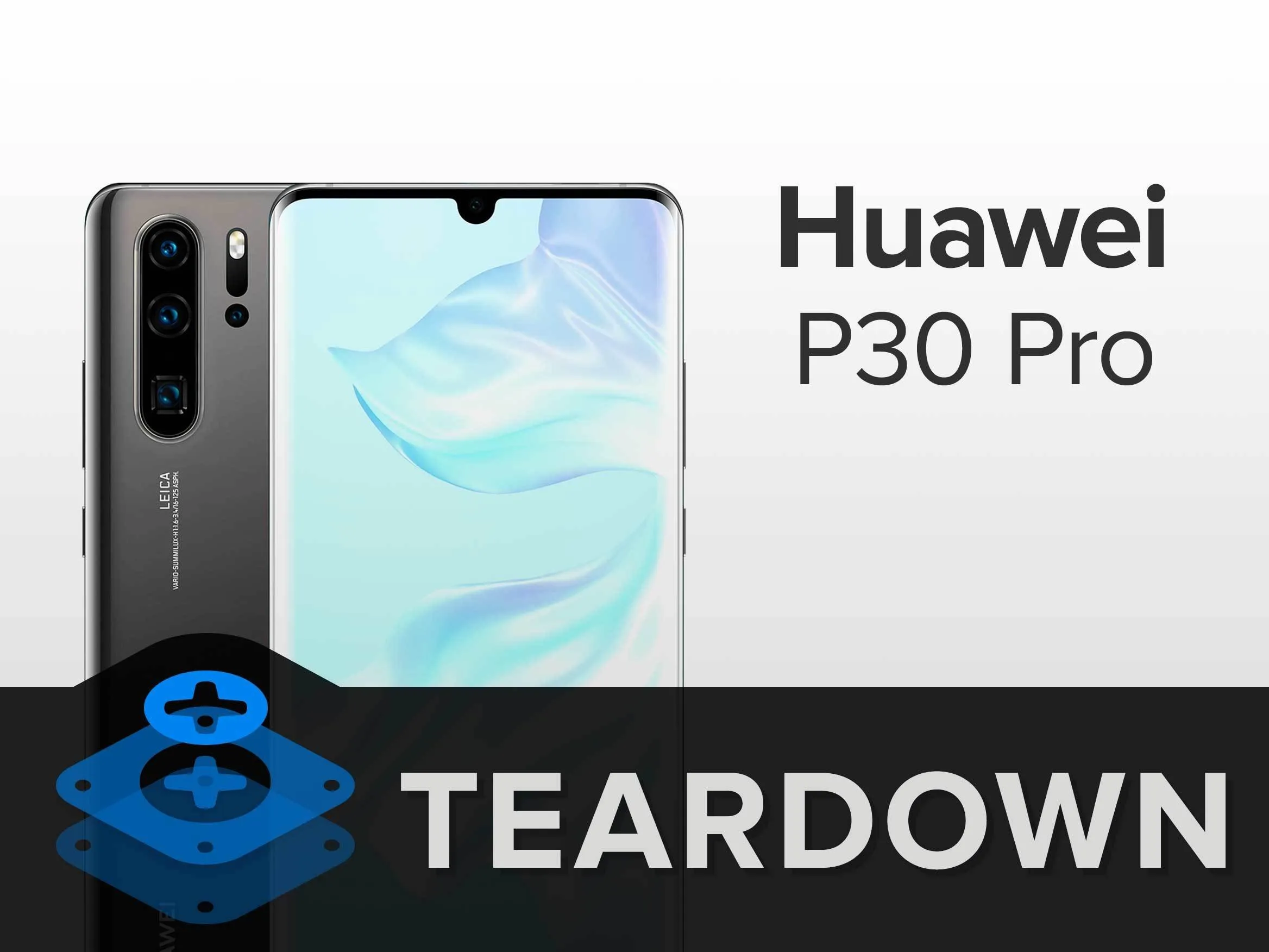 Разборка Huawei P30 Pro, разборка Huawei P30 Pro: шаг 1, изображение 1 из 3