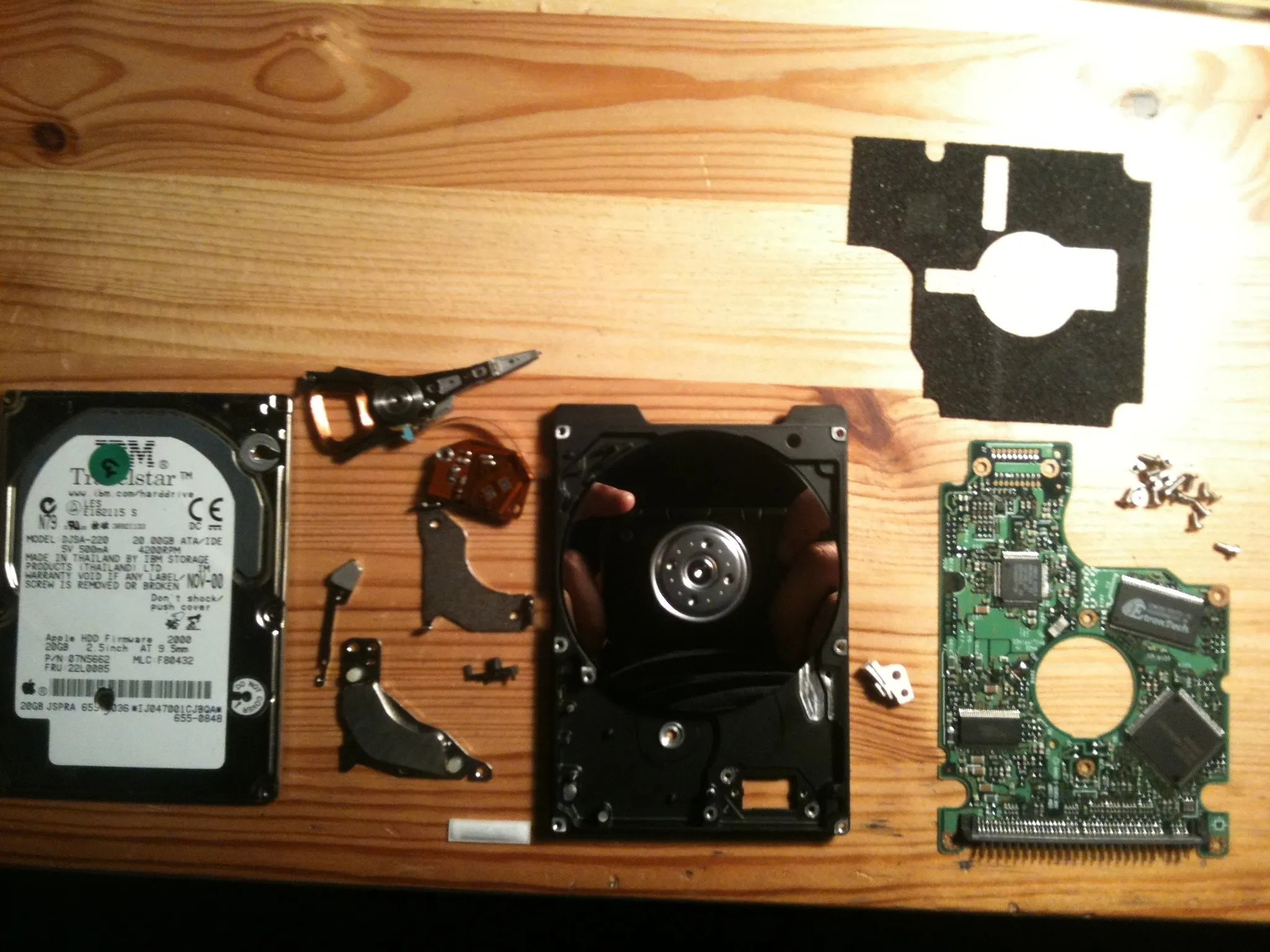 IBM Travelstar DJSA-220 2.5'' Hard Drive Teardown, All Done: step 7, image 1 of 1