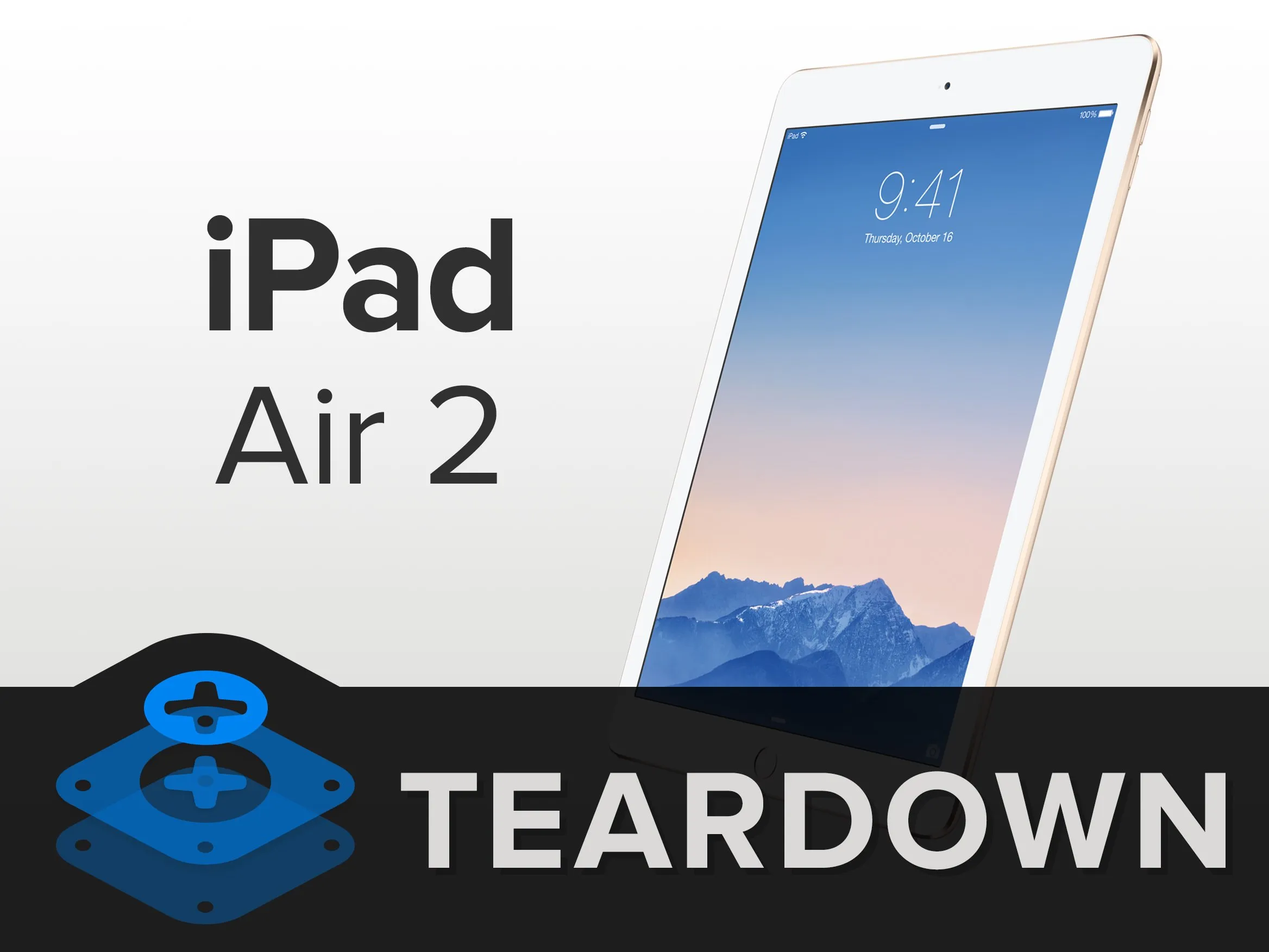 Разборка iPad Air 2, разборка iPad Air 2: шаг 1, изображение 1 из 3