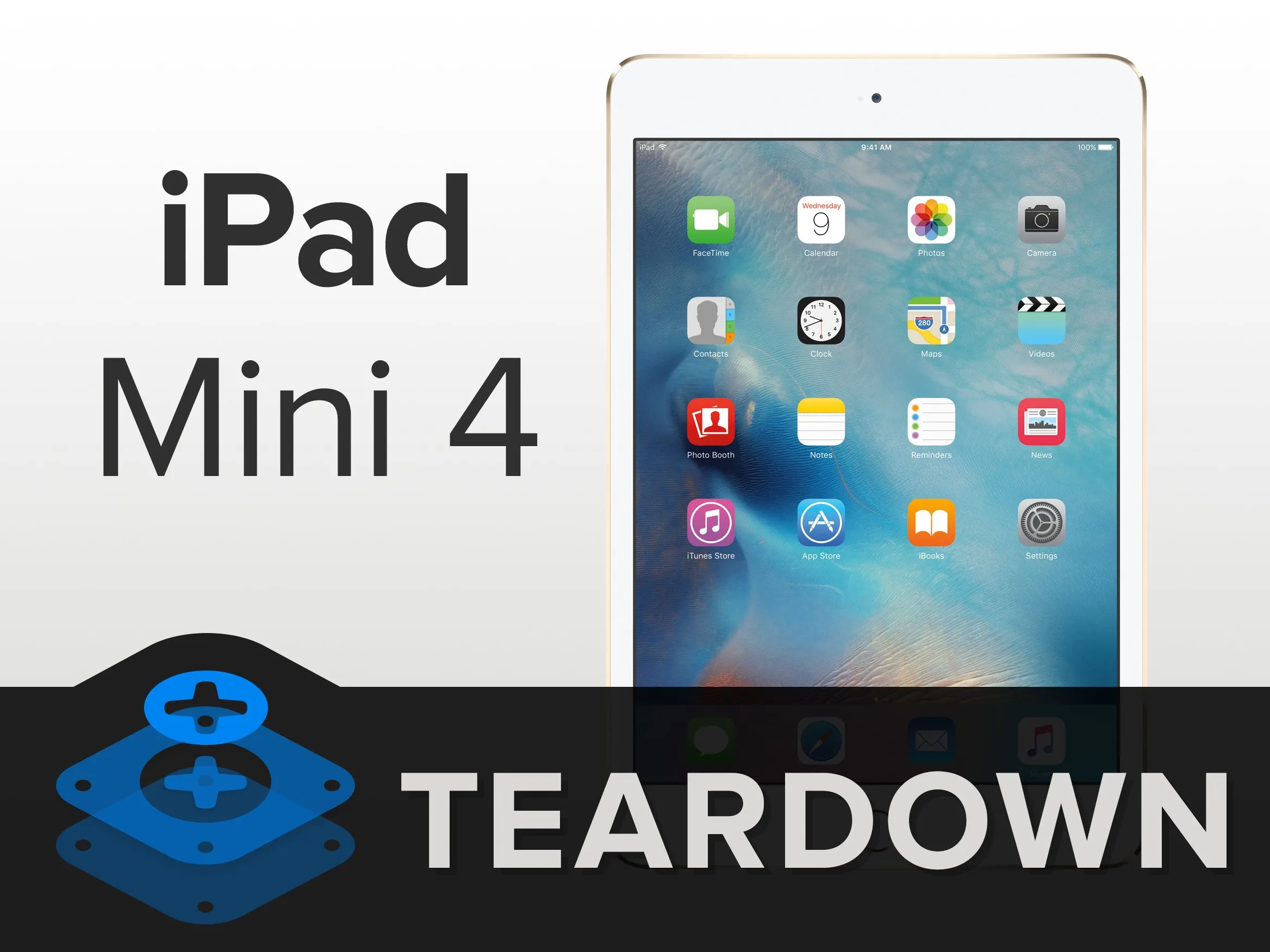 Разборка iPad Mini 4, разборка iPad Mini 4: шаг 1, изображение 1 из 3