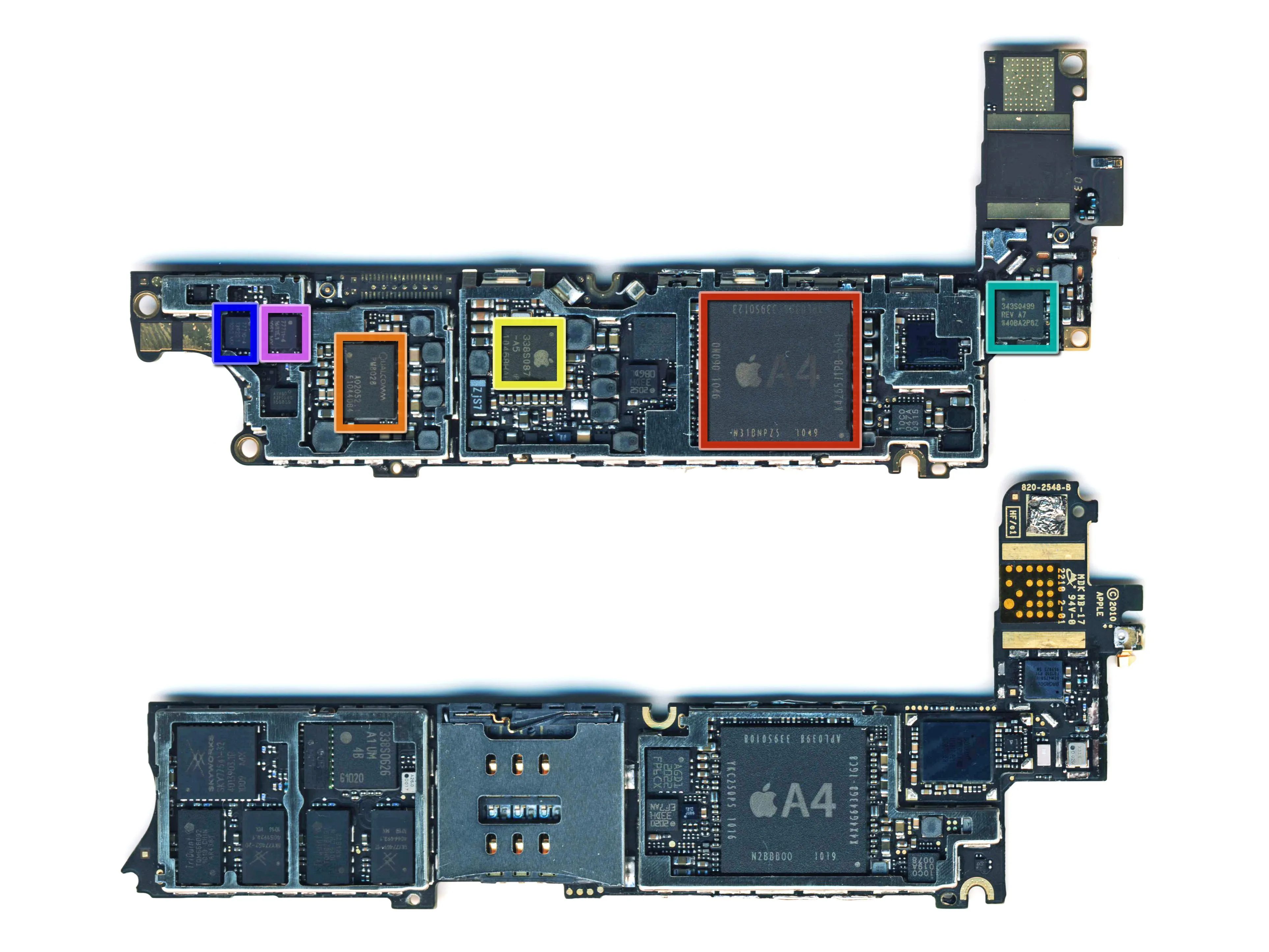 Разборка iPhone 4 Verizon: шаг 13, изображение 1 из 1