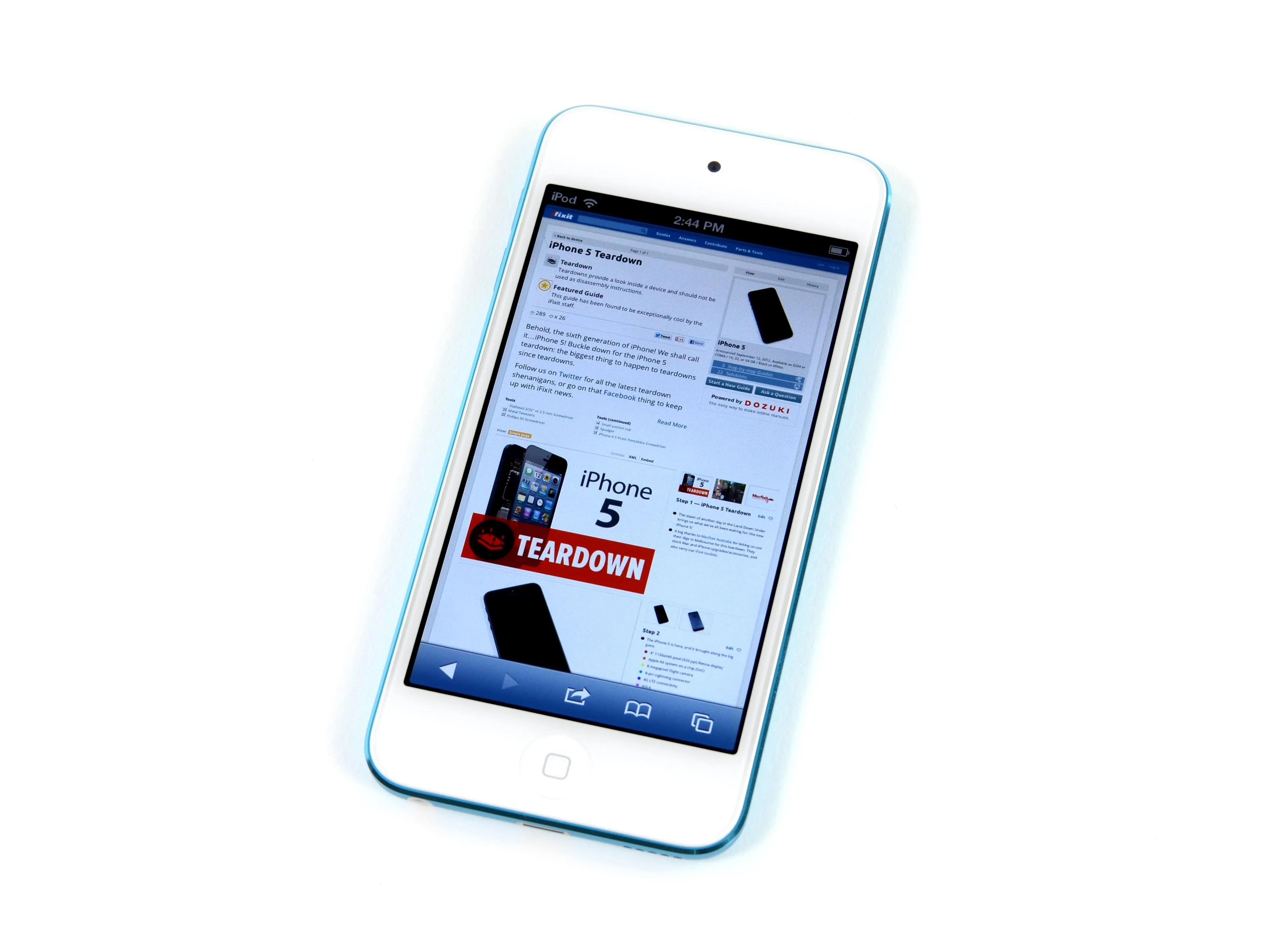 Разбор iPod Touch 5-го поколения: шаг 3, изображение 3 из 3