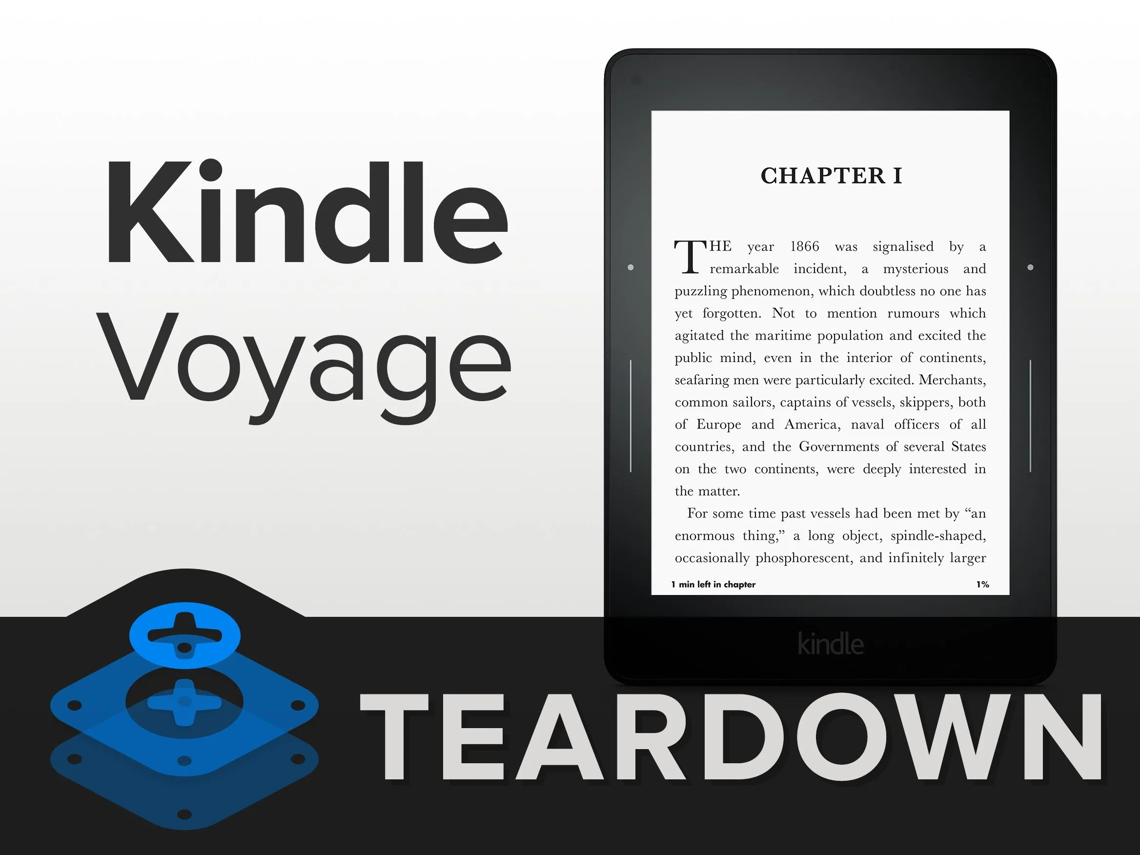 Kindle Voyage Teardown, Kindle Voyage Teardown: шаг 1, изображение 1 из 3