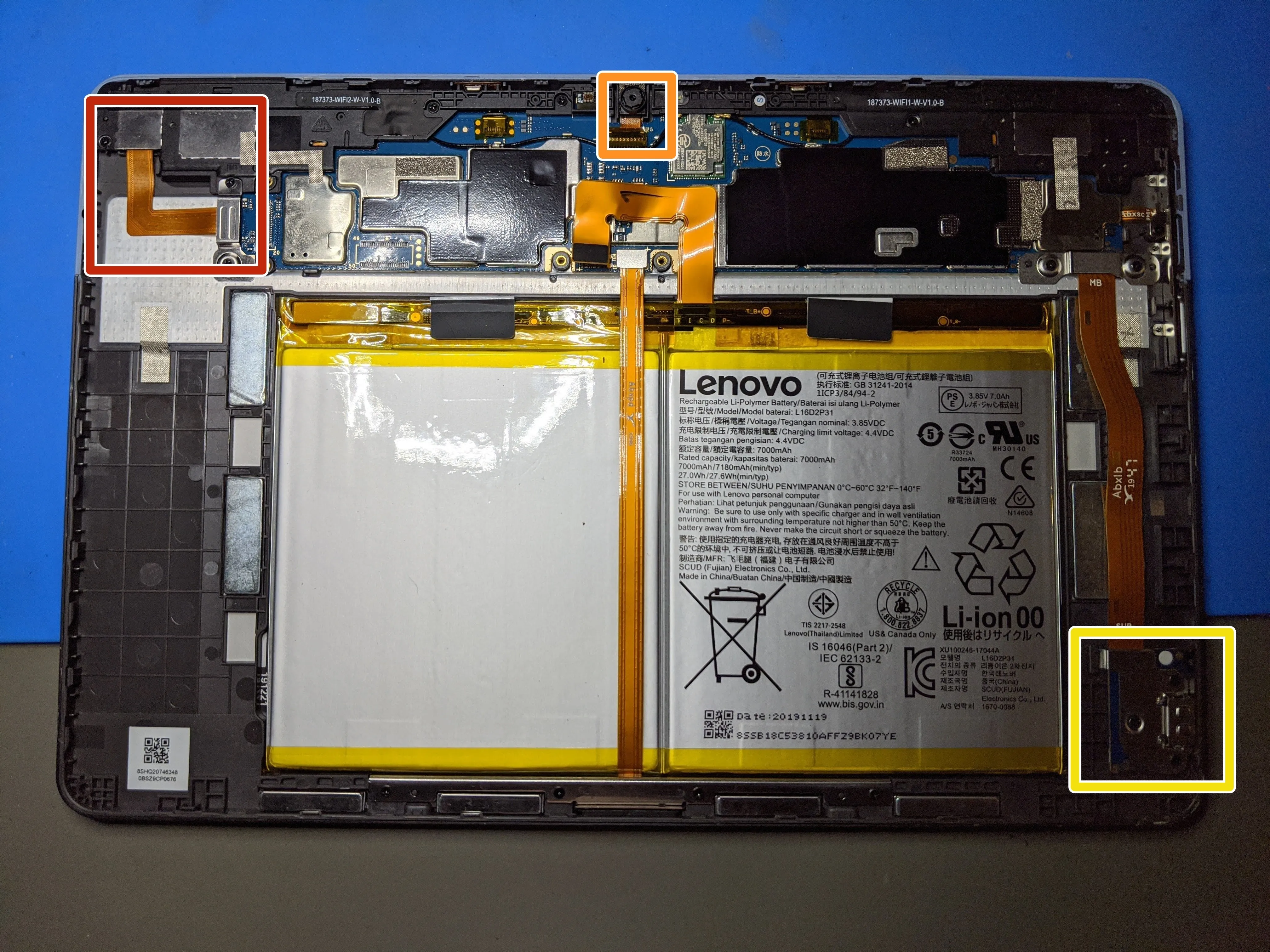 Lenovo Chromebook Duet Teardown, внутренний обзор: шаг 7, изображение 1 из 1