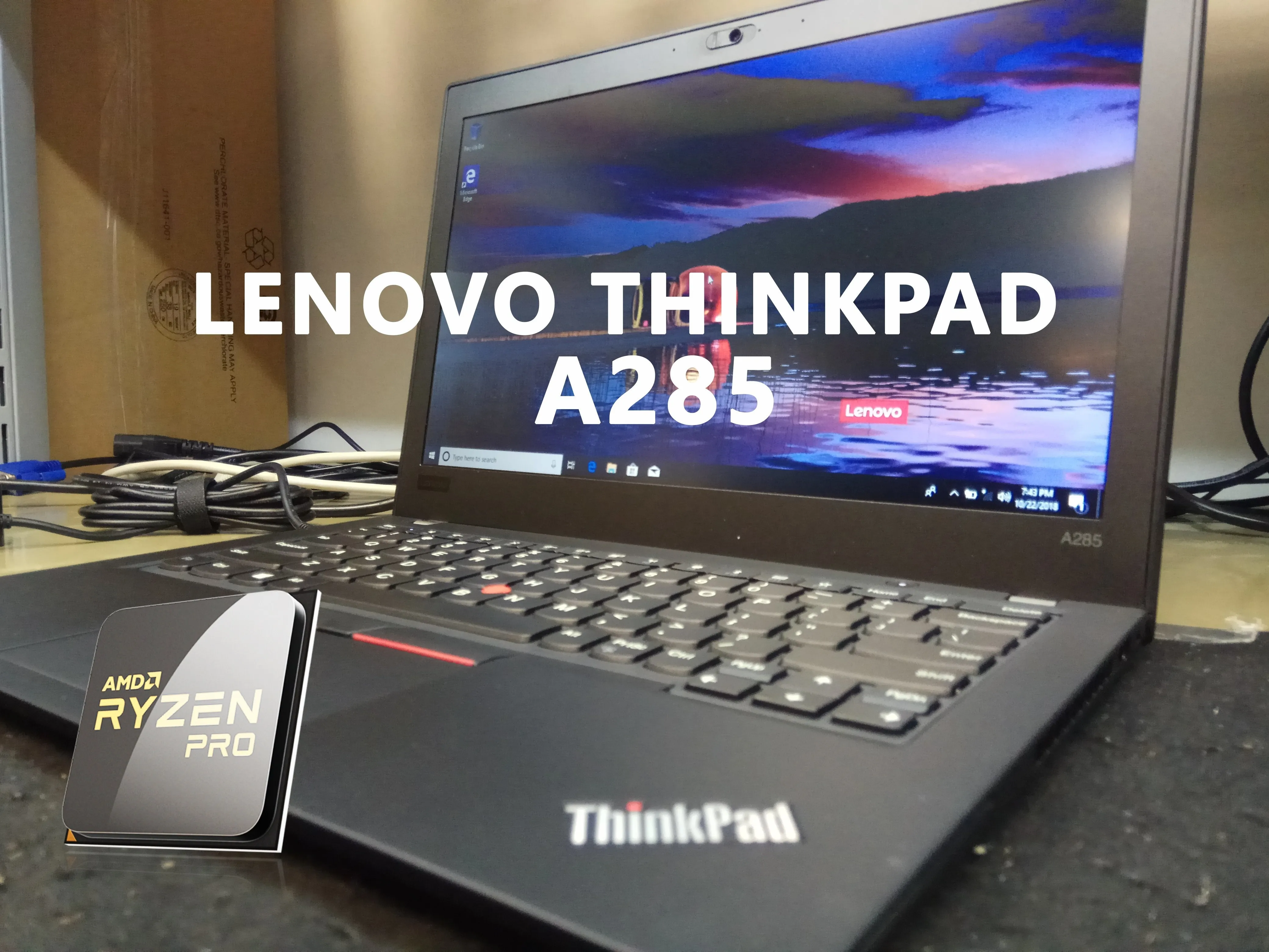 Разборка Lenovo ThinkPad A285 Unboxing