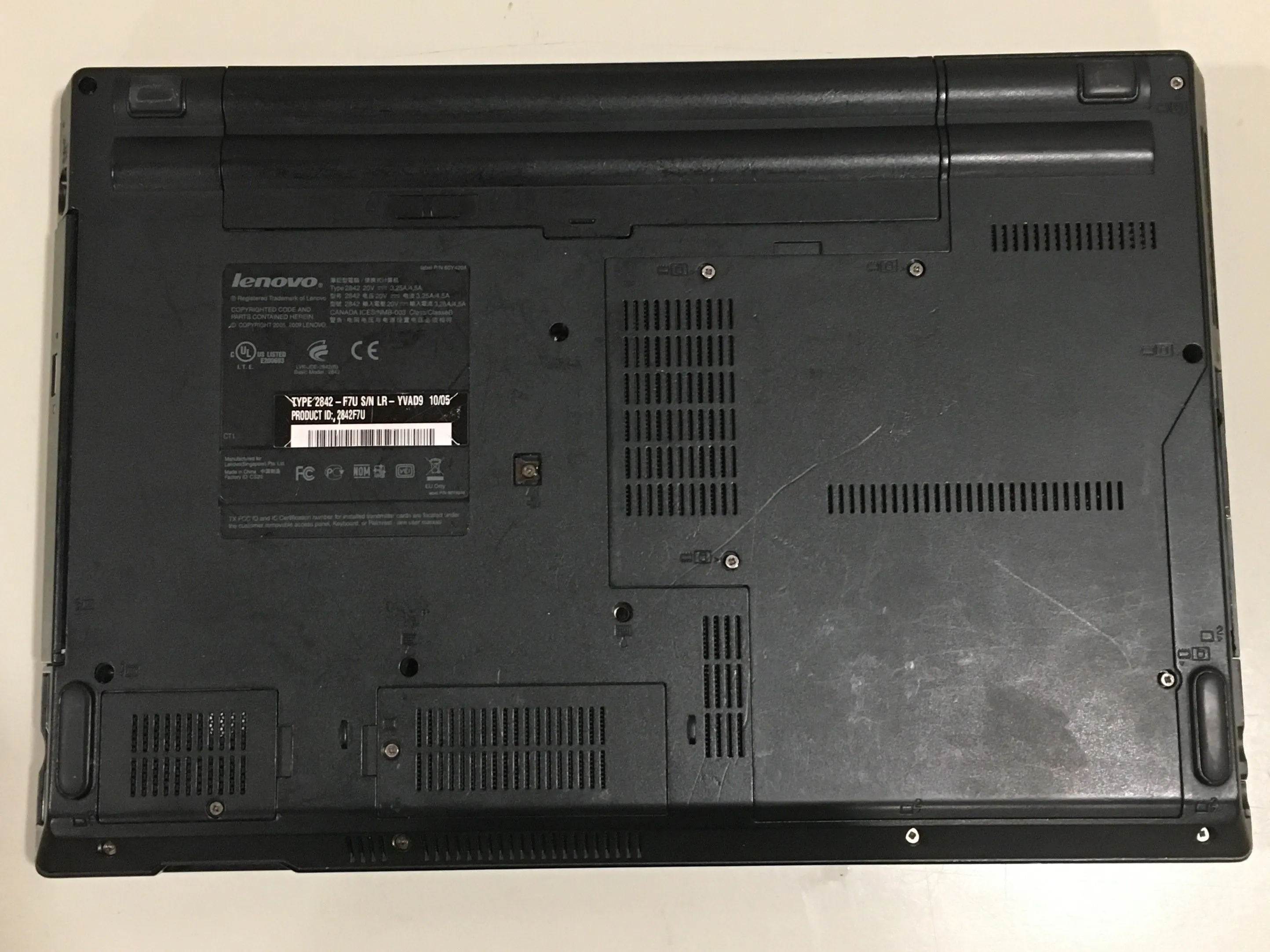 Разборка Lenovo ThinkPad SL410