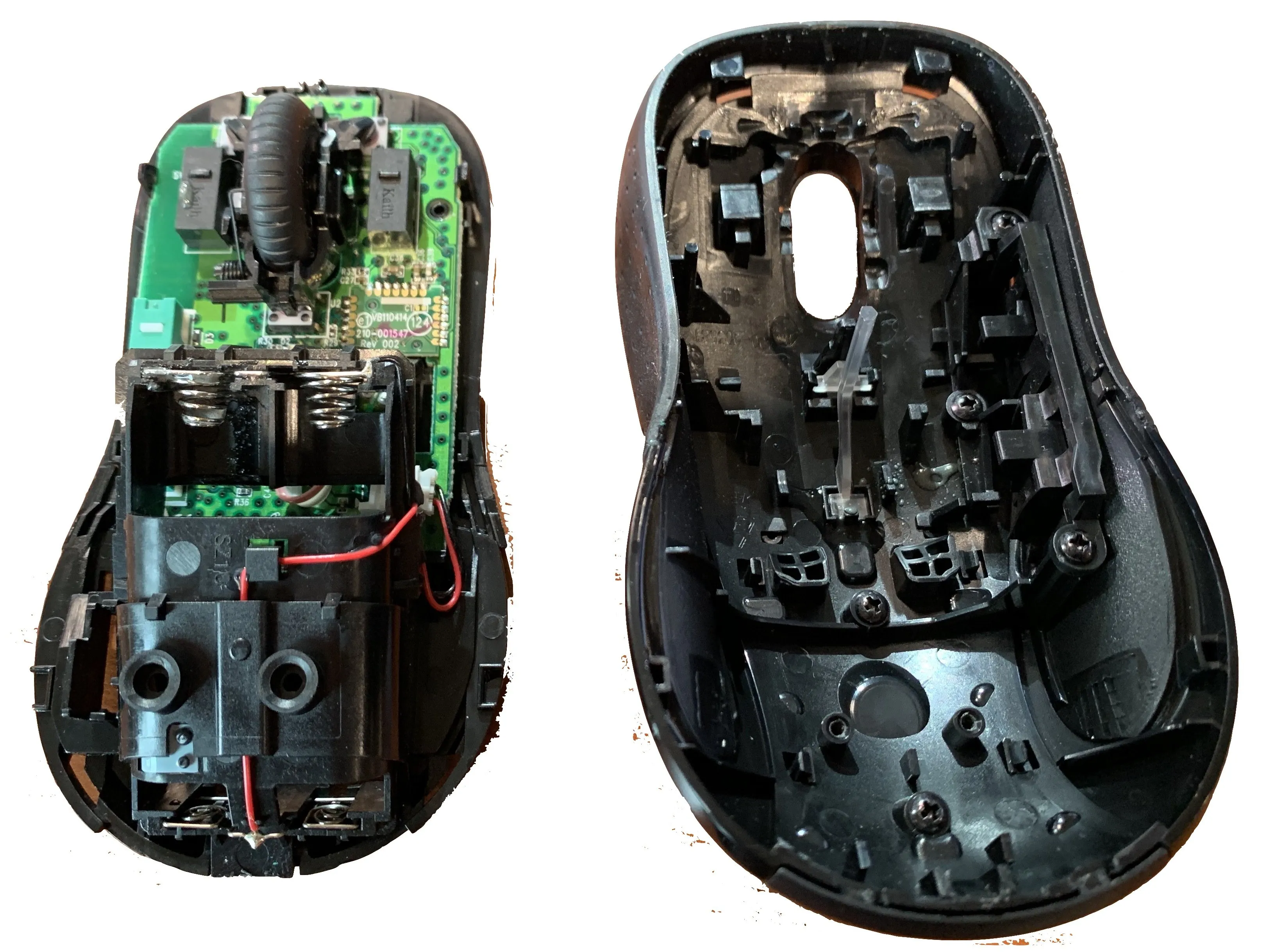 Logitech M150 Mouse Teardown, разборка рукоятки: шаг 3, изображение 1 из 2