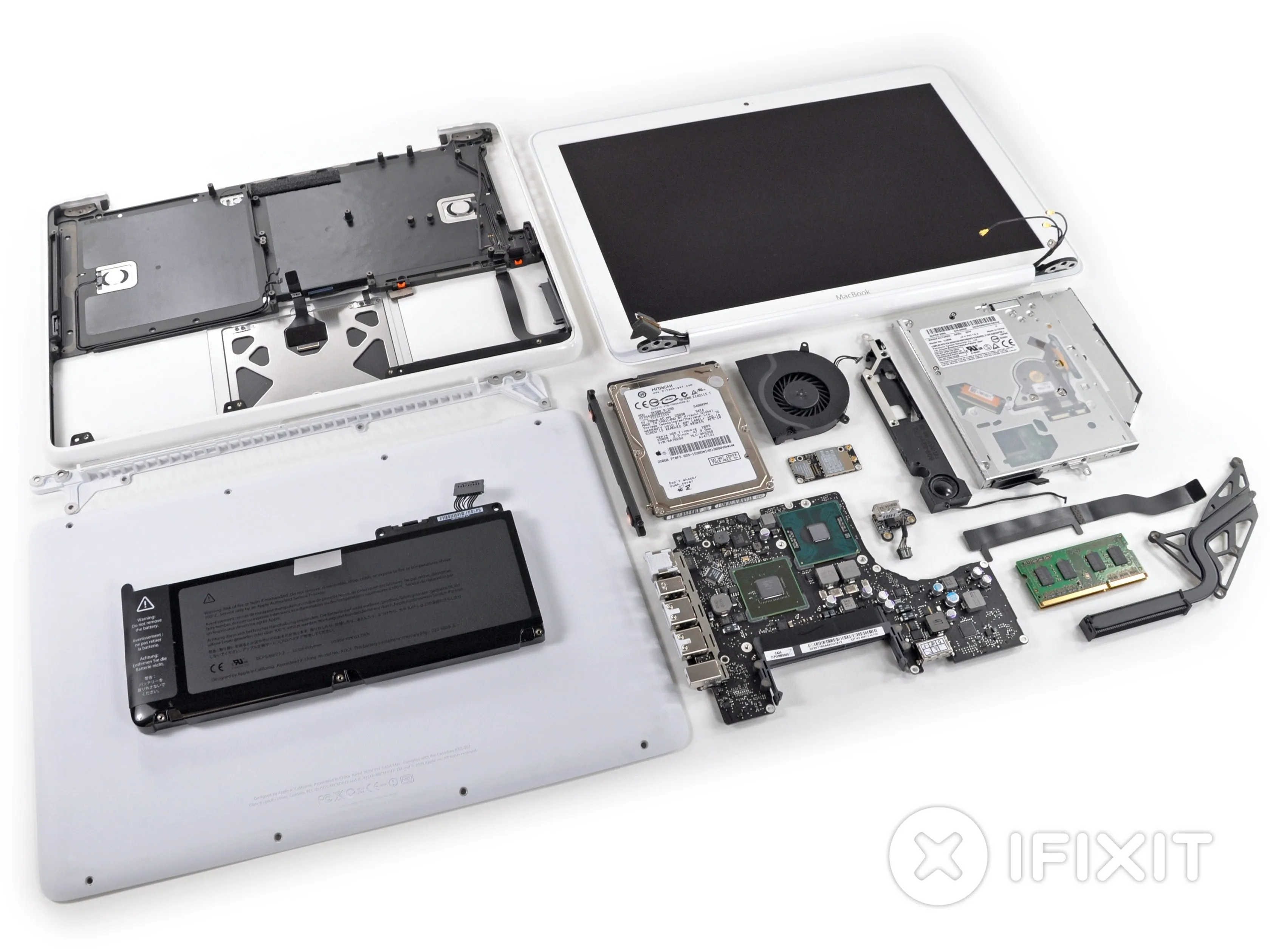 Разборка MacBook Unibody Model A1342 Mid 2010