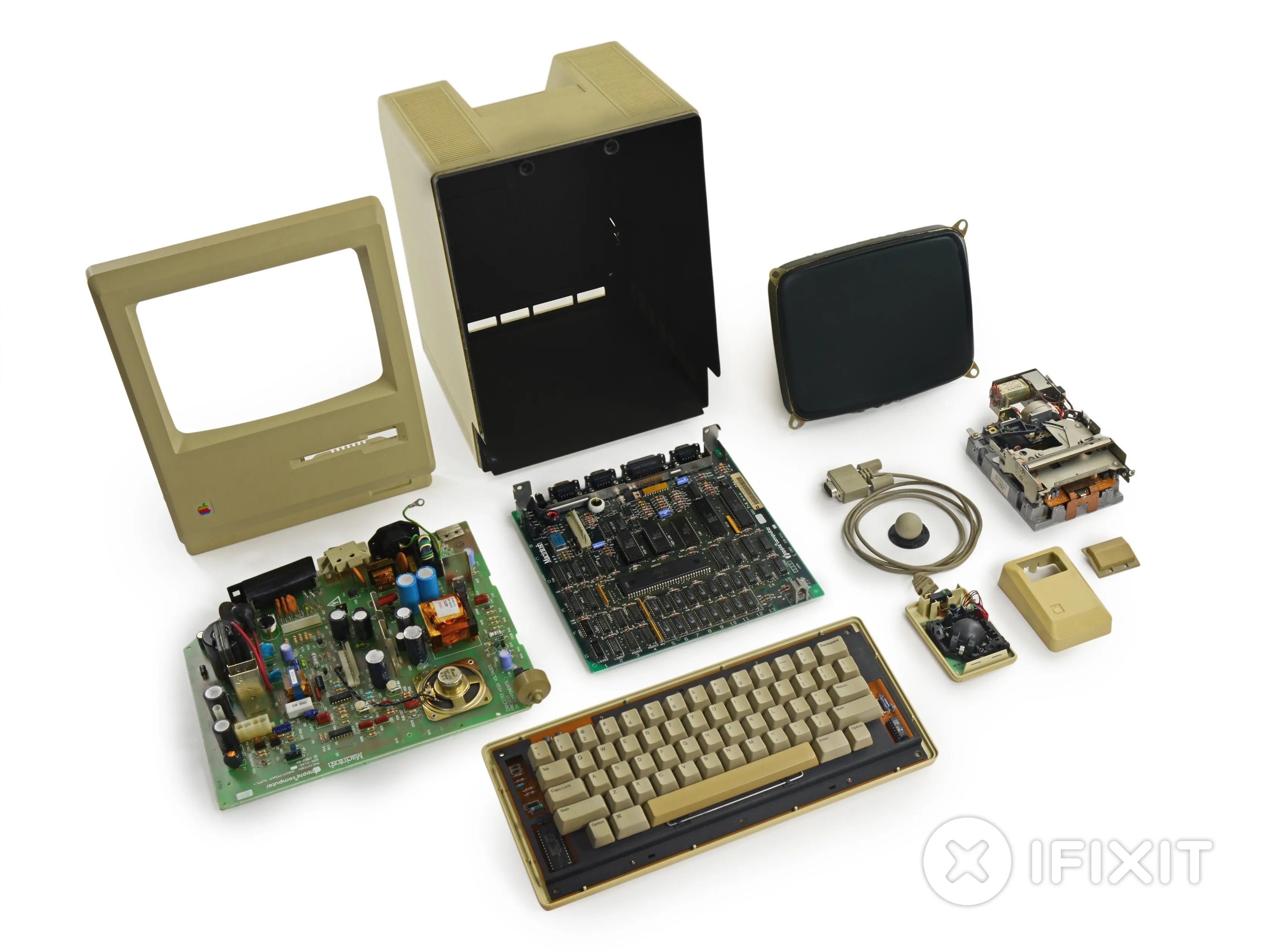 Разборка Macintosh 128K