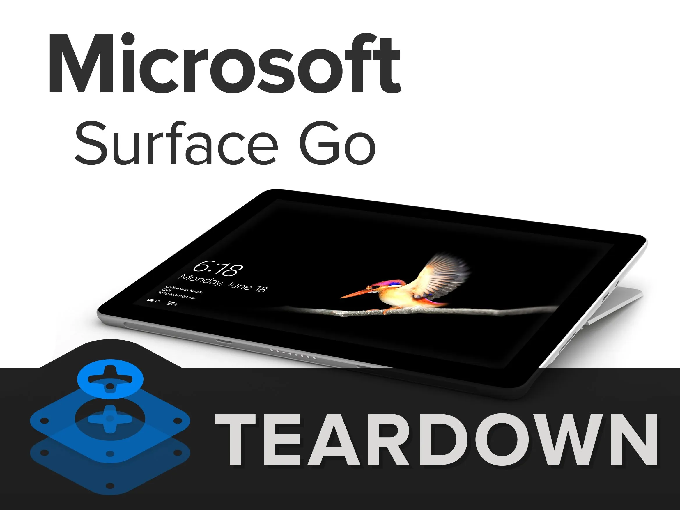 Microsoft Surface Go Teardown, Microsoft Surface Go Teardown: шаг 1, изображение 1 из 2