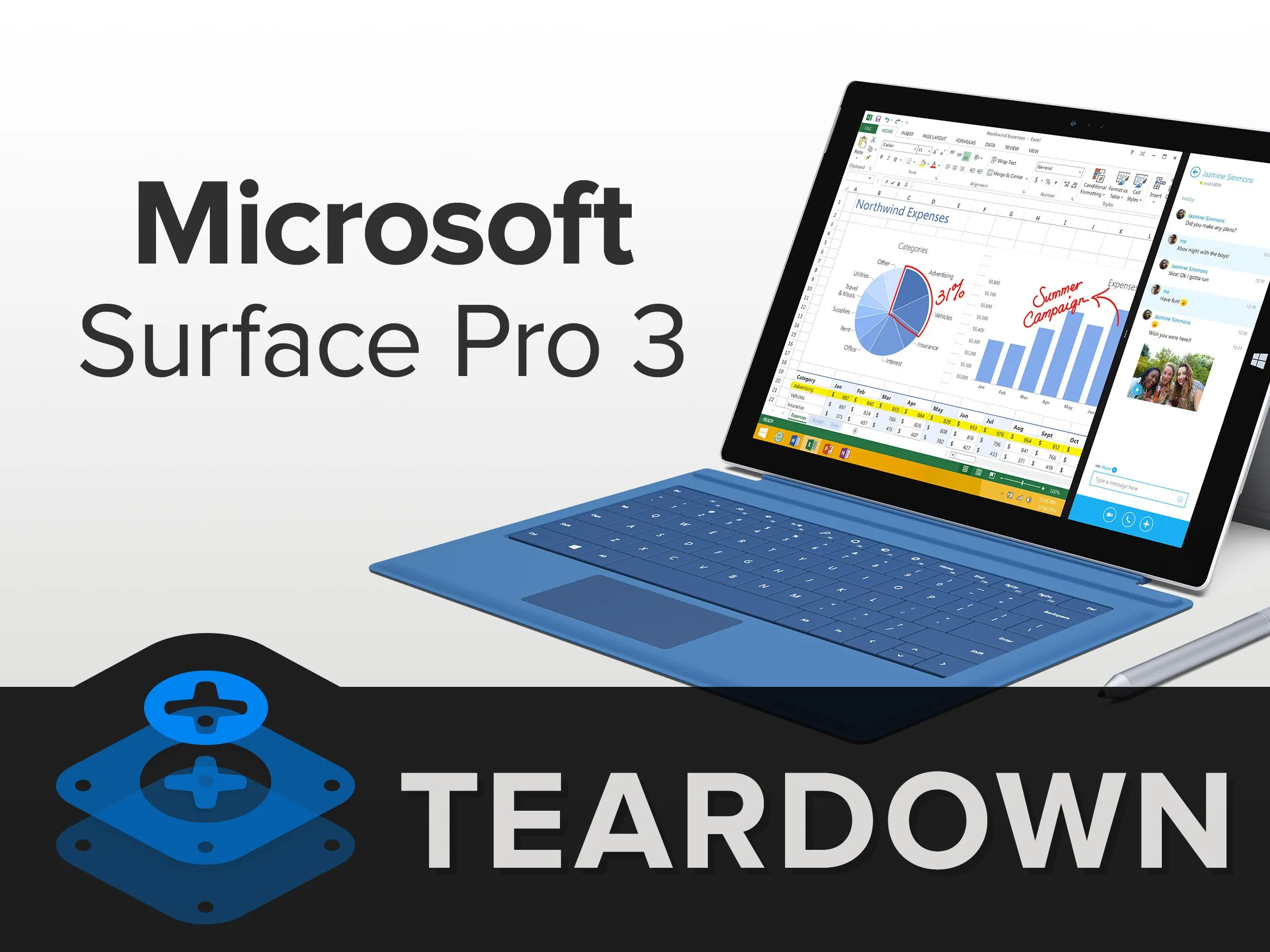 Microsoft Surface Pro 3 Teardown, Microsoft Surface Pro 3 Teardown: шаг 1, изображение 1 из 1