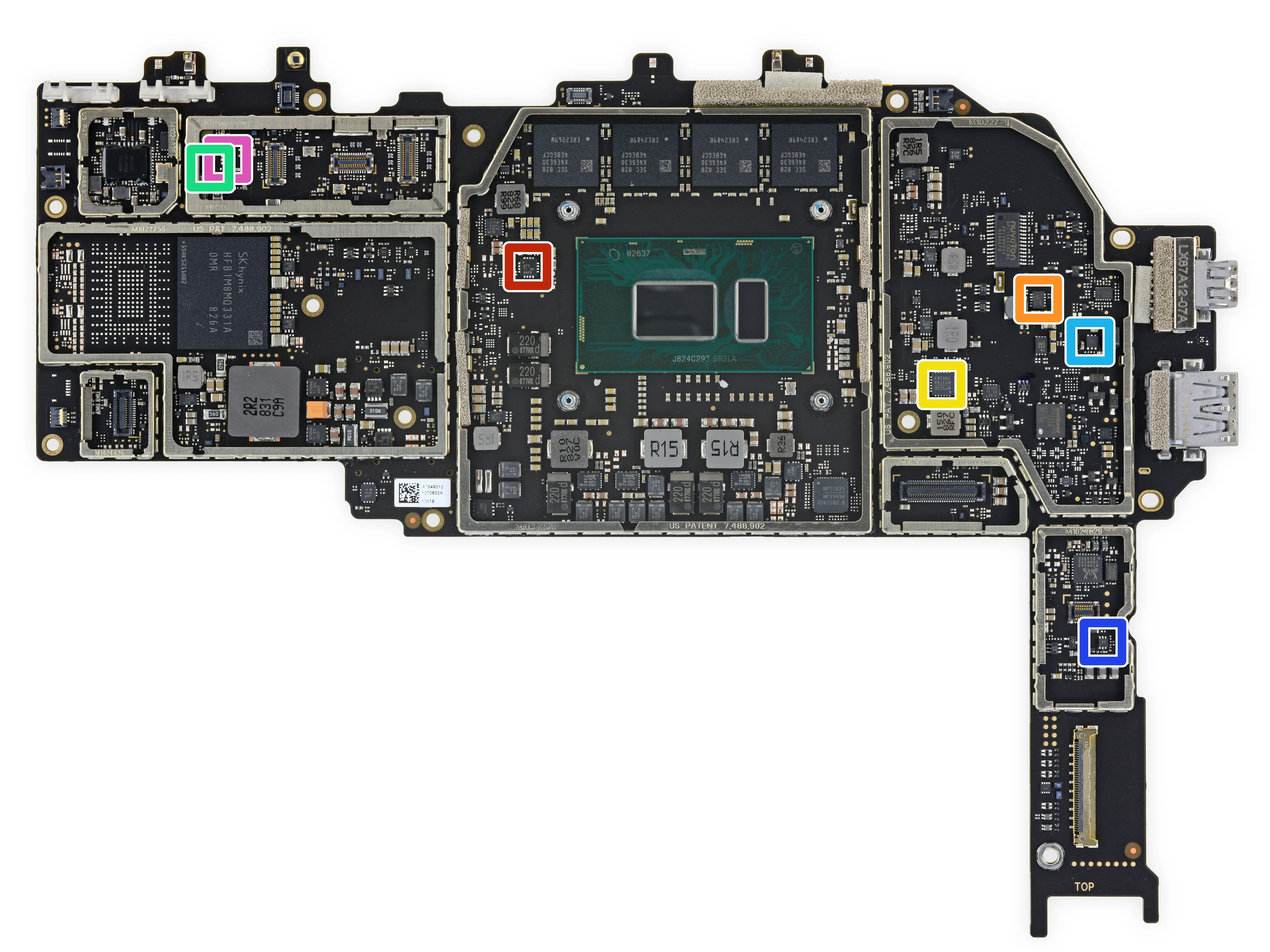 Microsoft Surface Pro 6 Teardown: шаг 10, изображение 1 из 2