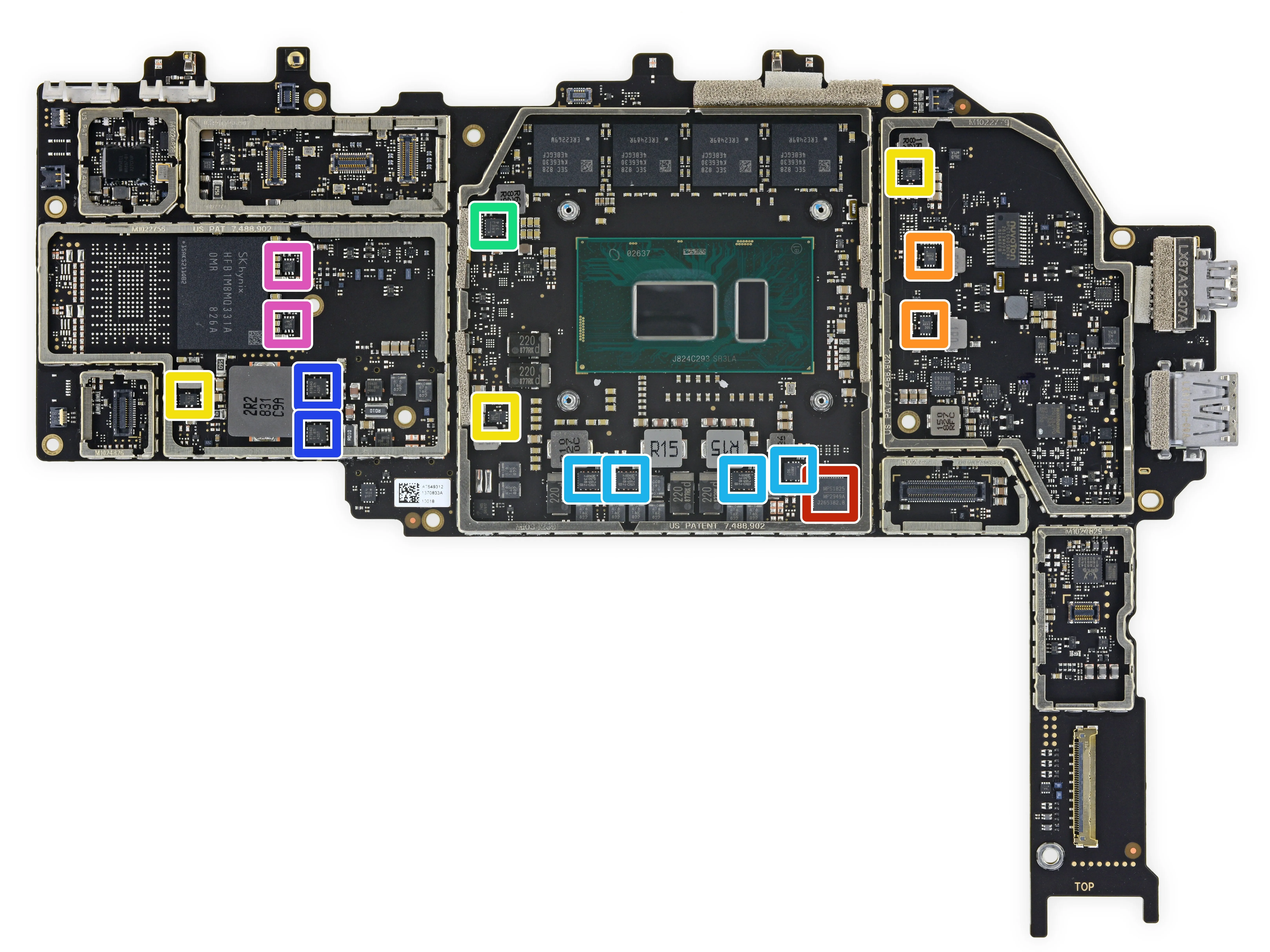 Microsoft Surface Pro 6 Teardown: шаг 9, изображение 1 из 2