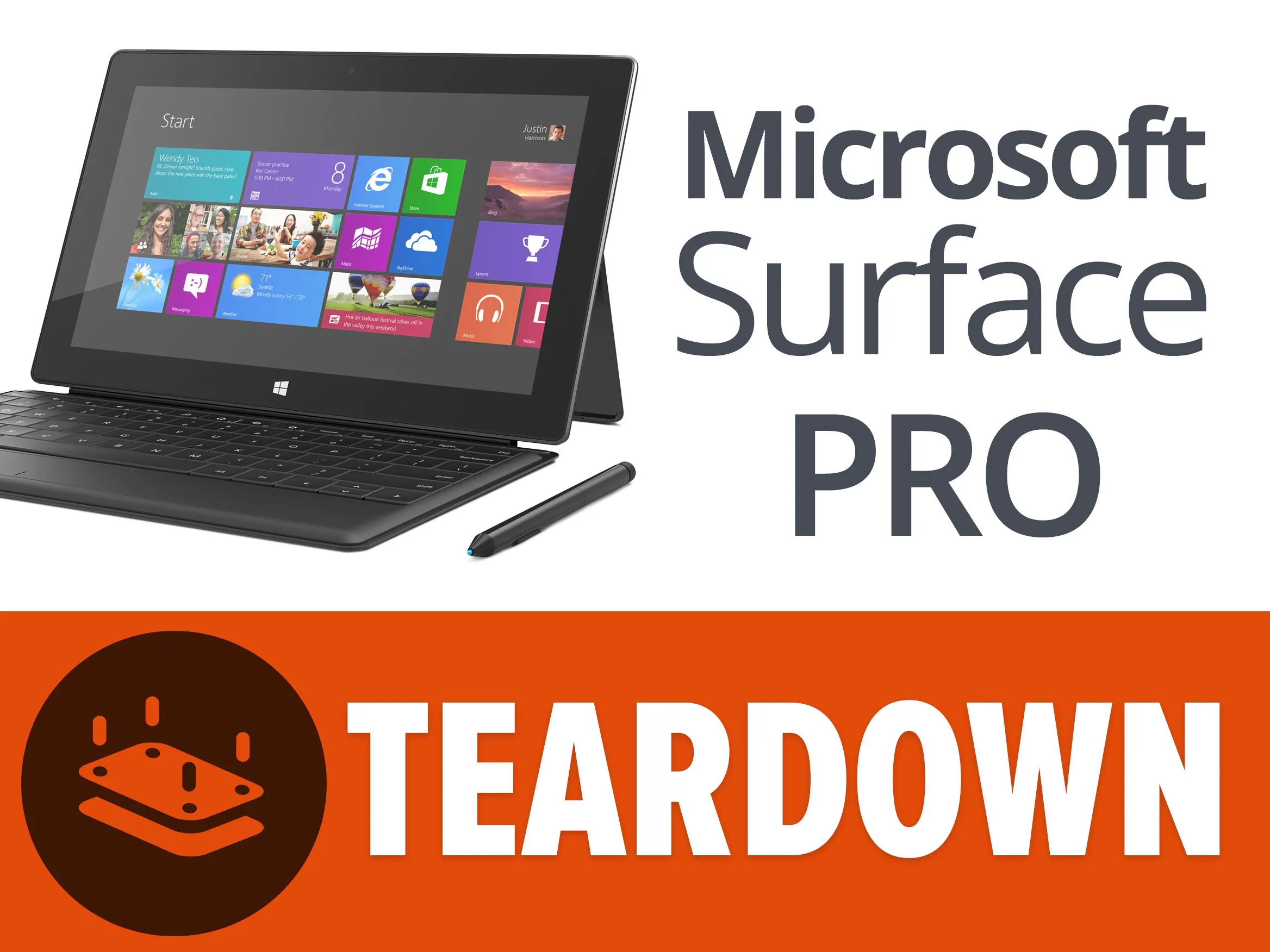 Microsoft Surface Pro Teardown, Microsoft Surface Pro Teardown: шаг 1, изображение 1 из 3