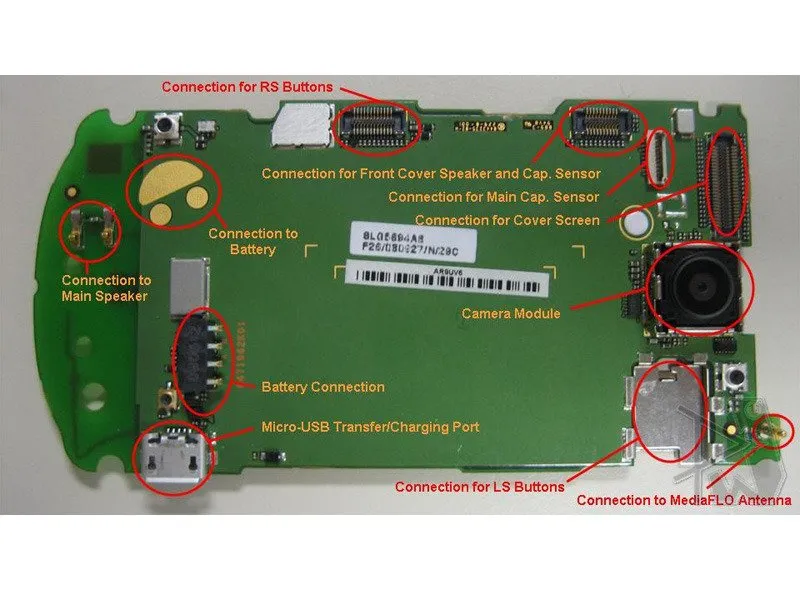 Motorola Krave Teardown: шаг 5, изображение 1 из 1