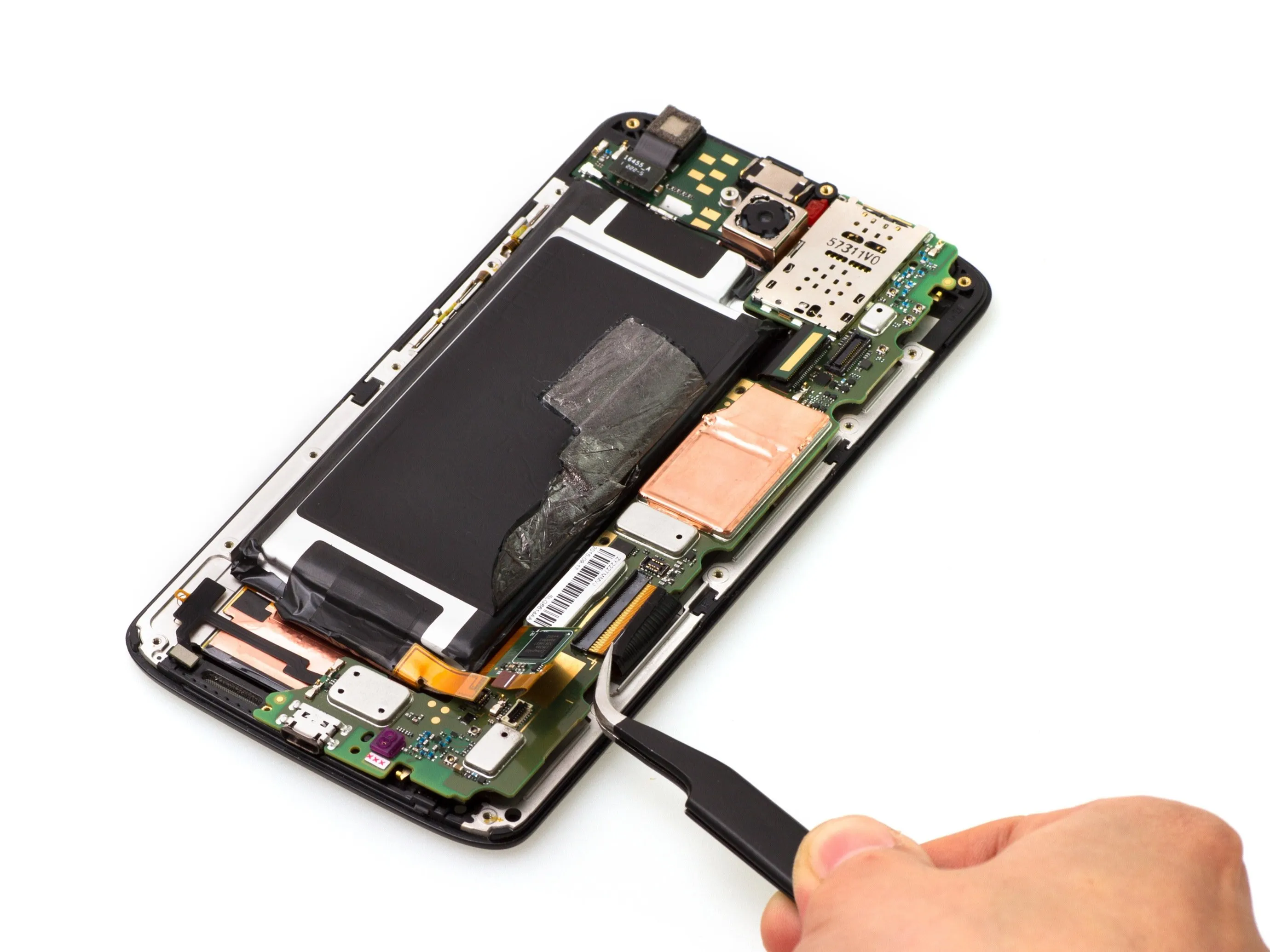 Motorola Moto X Force Teardown, ReleaseLCD разъем дисплея.: шаг 15, изображение 2 из 2