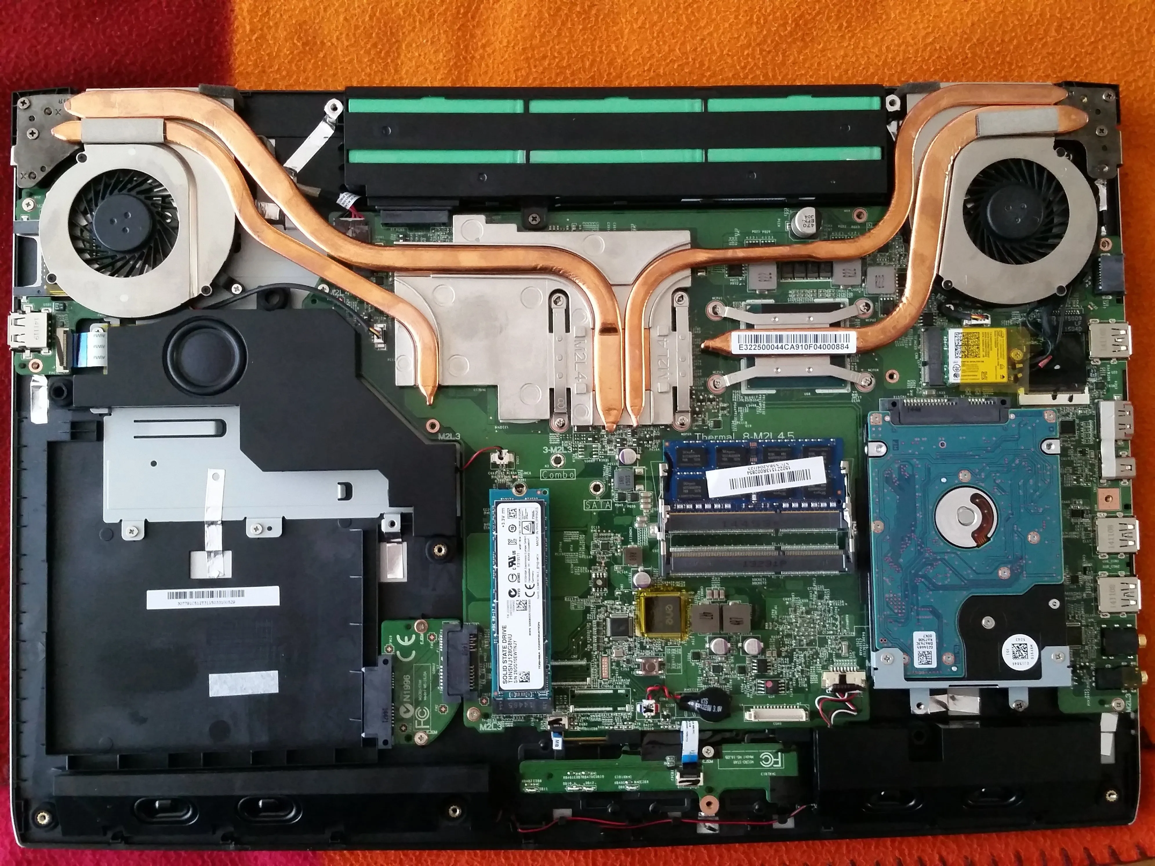 MSI PE70 2QE Teardown, материнская плата: шаг 5, изображение 1 из 2