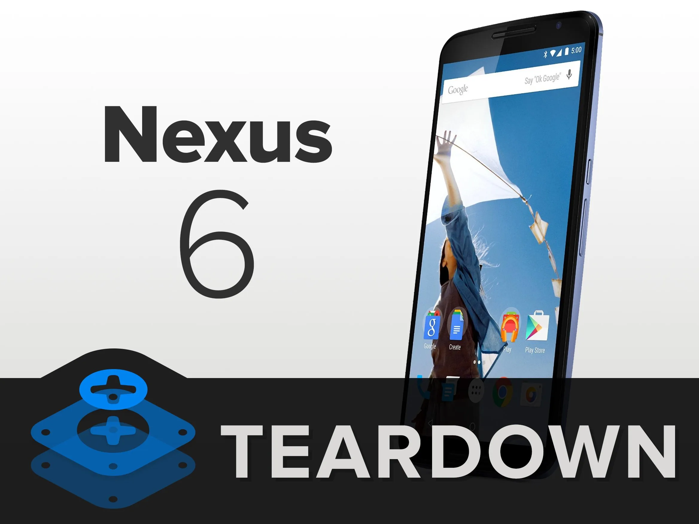 Разборка Nexus 6, разборка Nexus 6: шаг 1, изображение 1 из 3