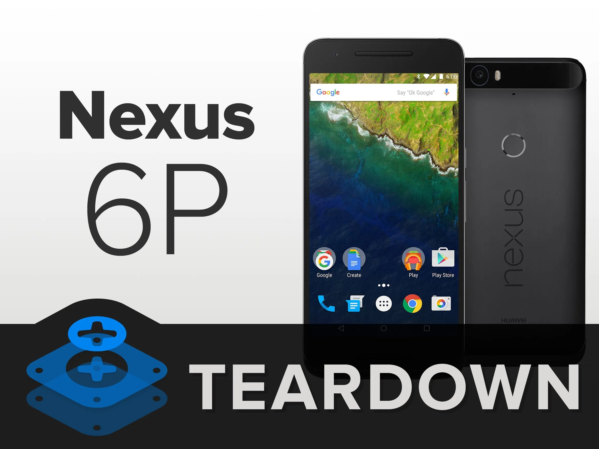 Разборка Nexus 6P, разборка Nexus 6P: шаг 1, изображение 1 из 2