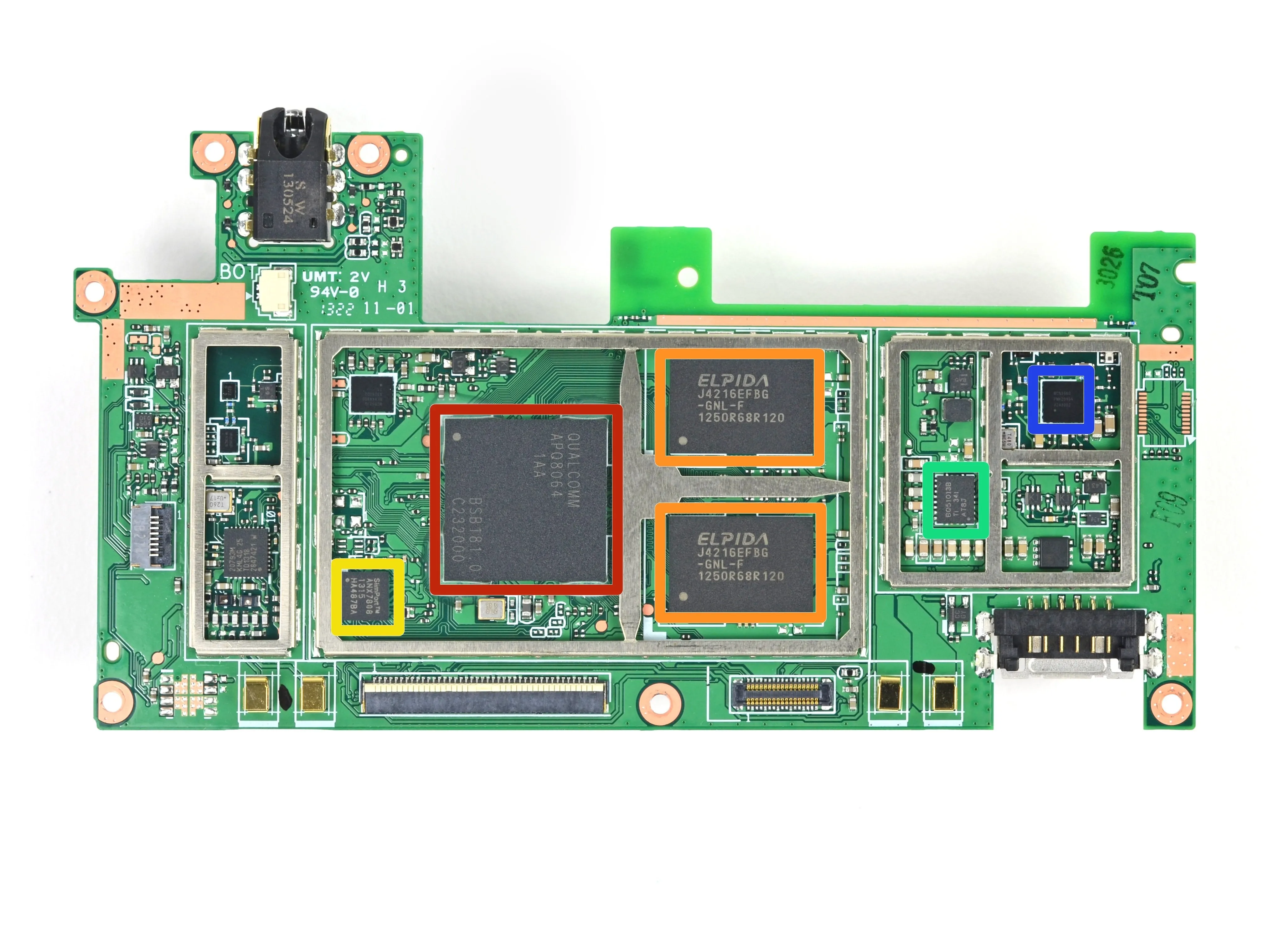 Разборка Nexus 7 второго поколения: шаг 9, изображение 1 из 2