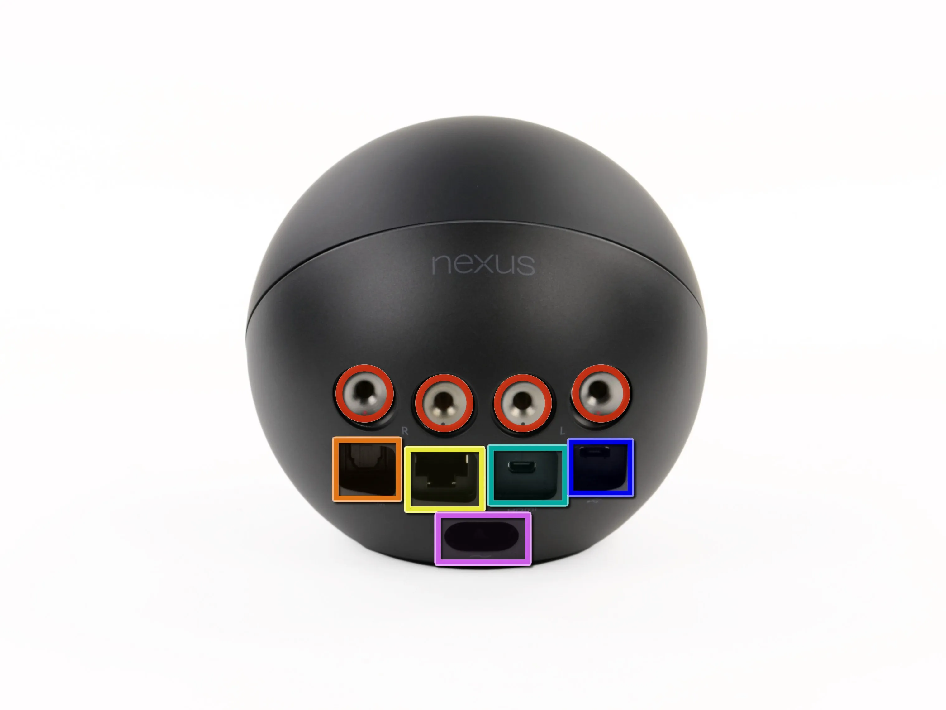 Разборка Nexus Q: шаг 3, изображение 1 из 2