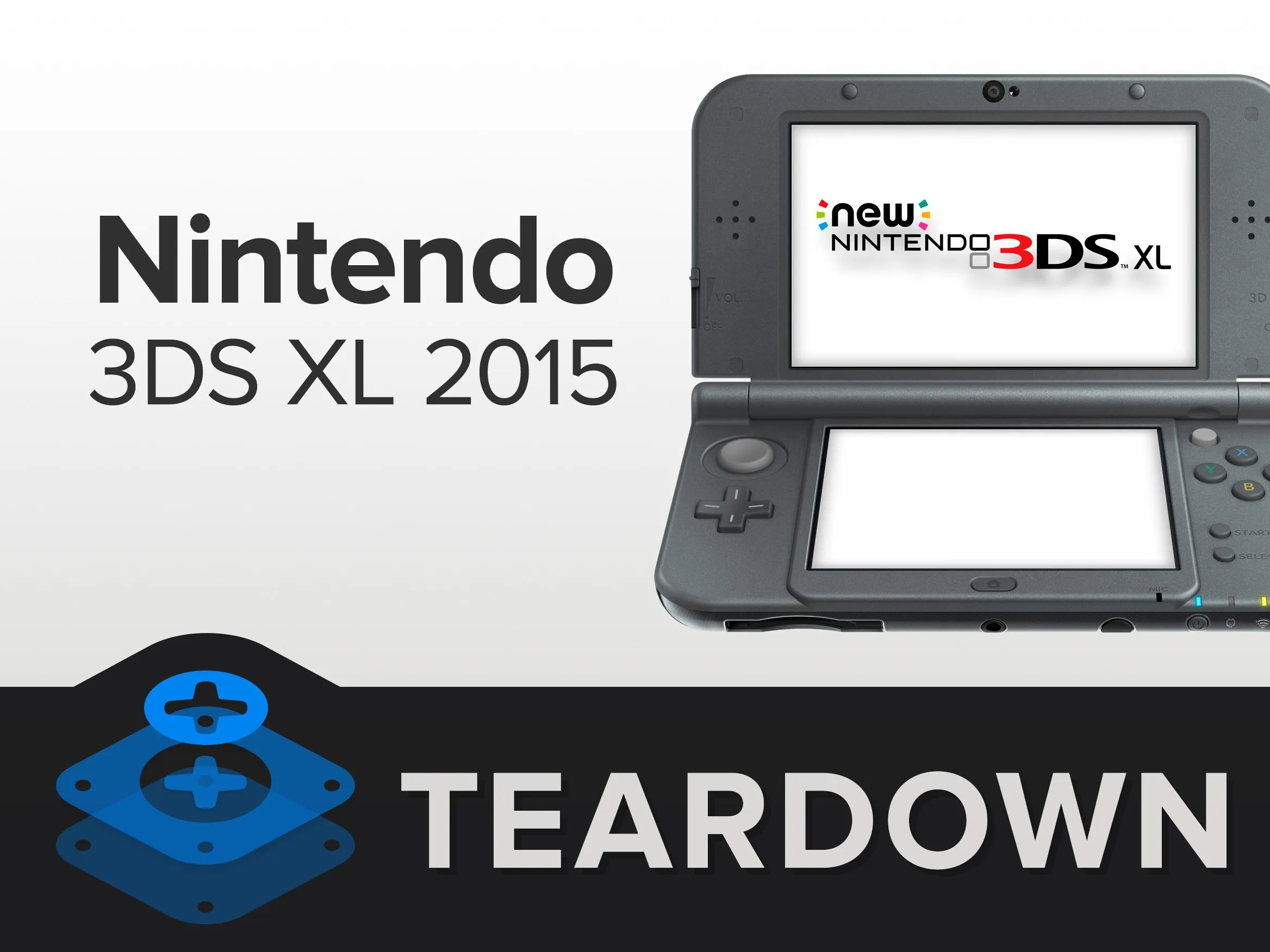 Разборка Nintendo 3DS XL 2015, разборка Nintendo 3DS XL 2015: шаг 1, изображение 1 из 3