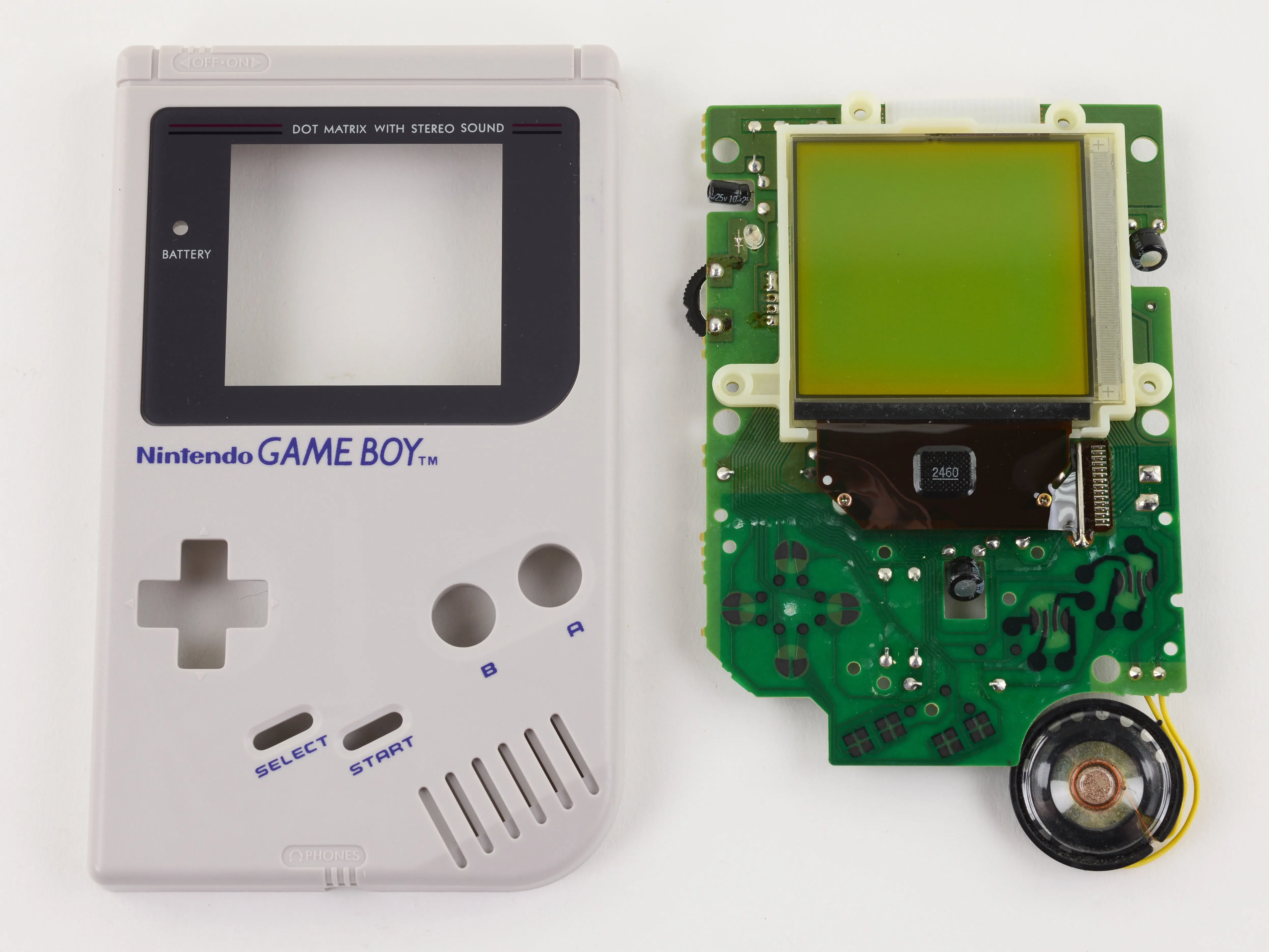 Разбор Nintendo Game Boy: шаг 6, изображение 1 из 3