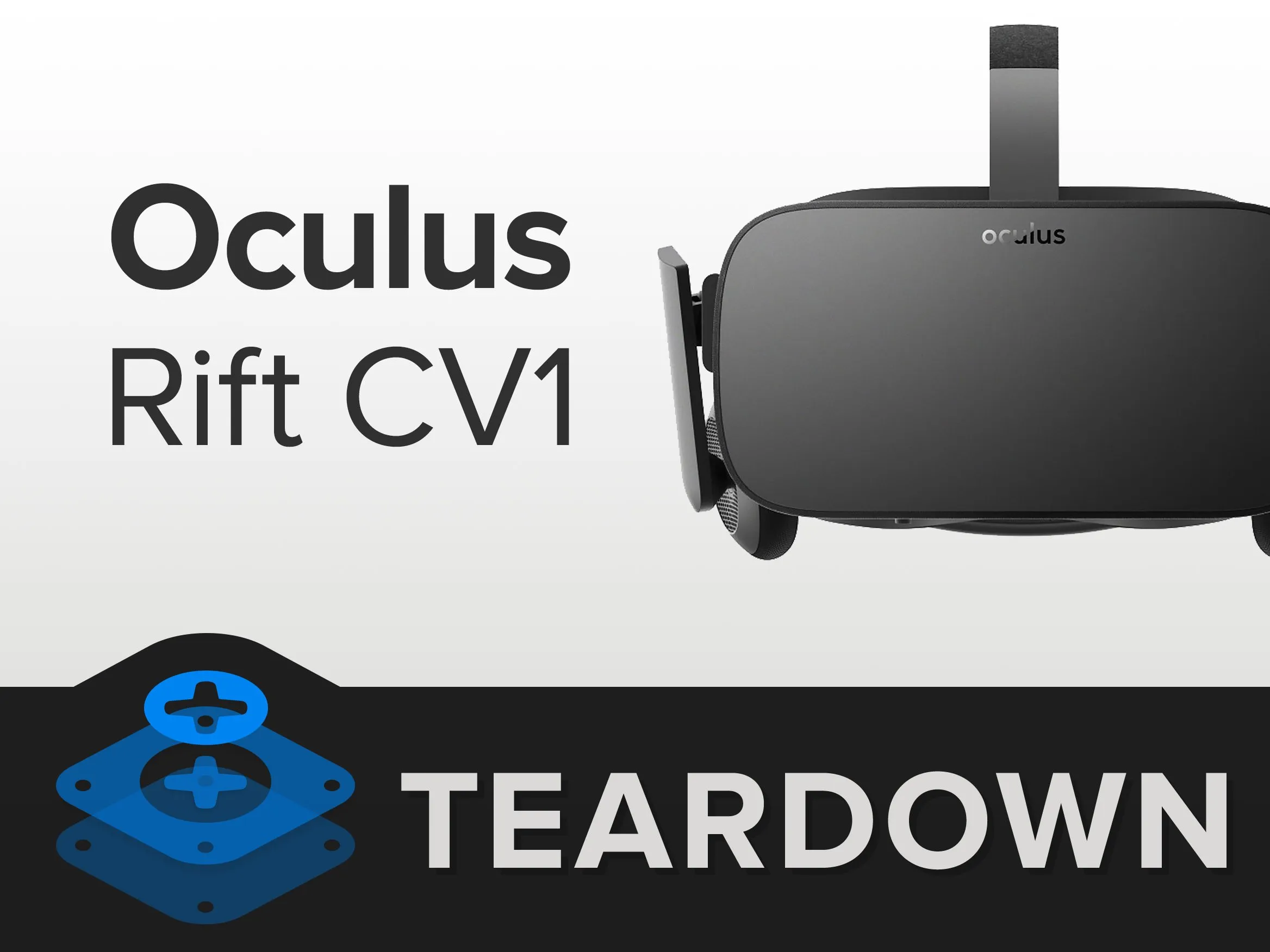 Oculus Rift CV1 Teardown, Oculus Rift CV1 Teardown: шаг 1, изображение 1 из 2