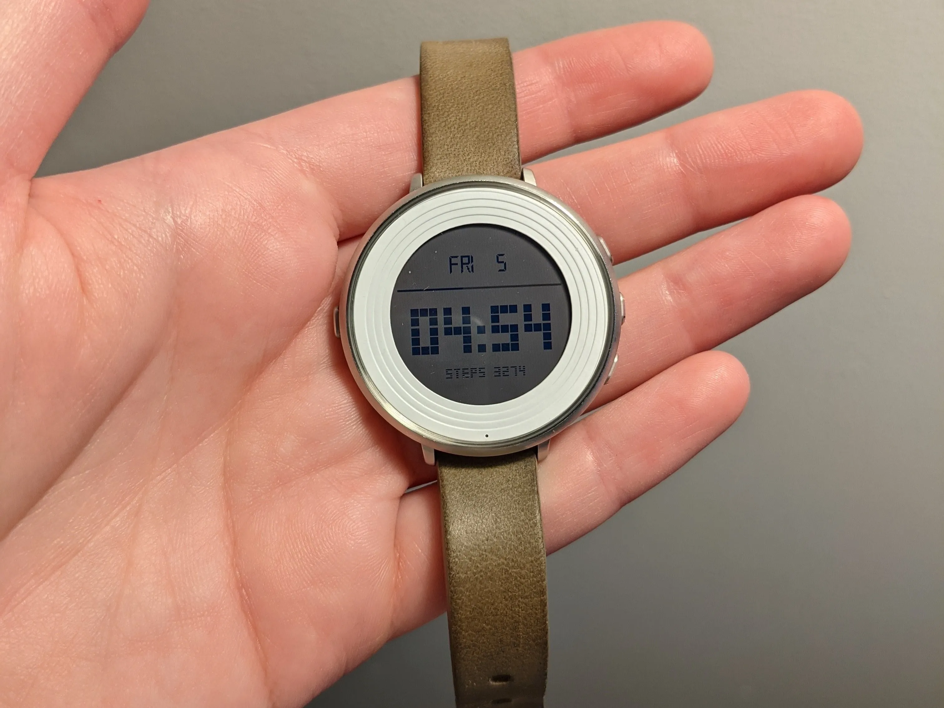 Разборка Pebble Time Round