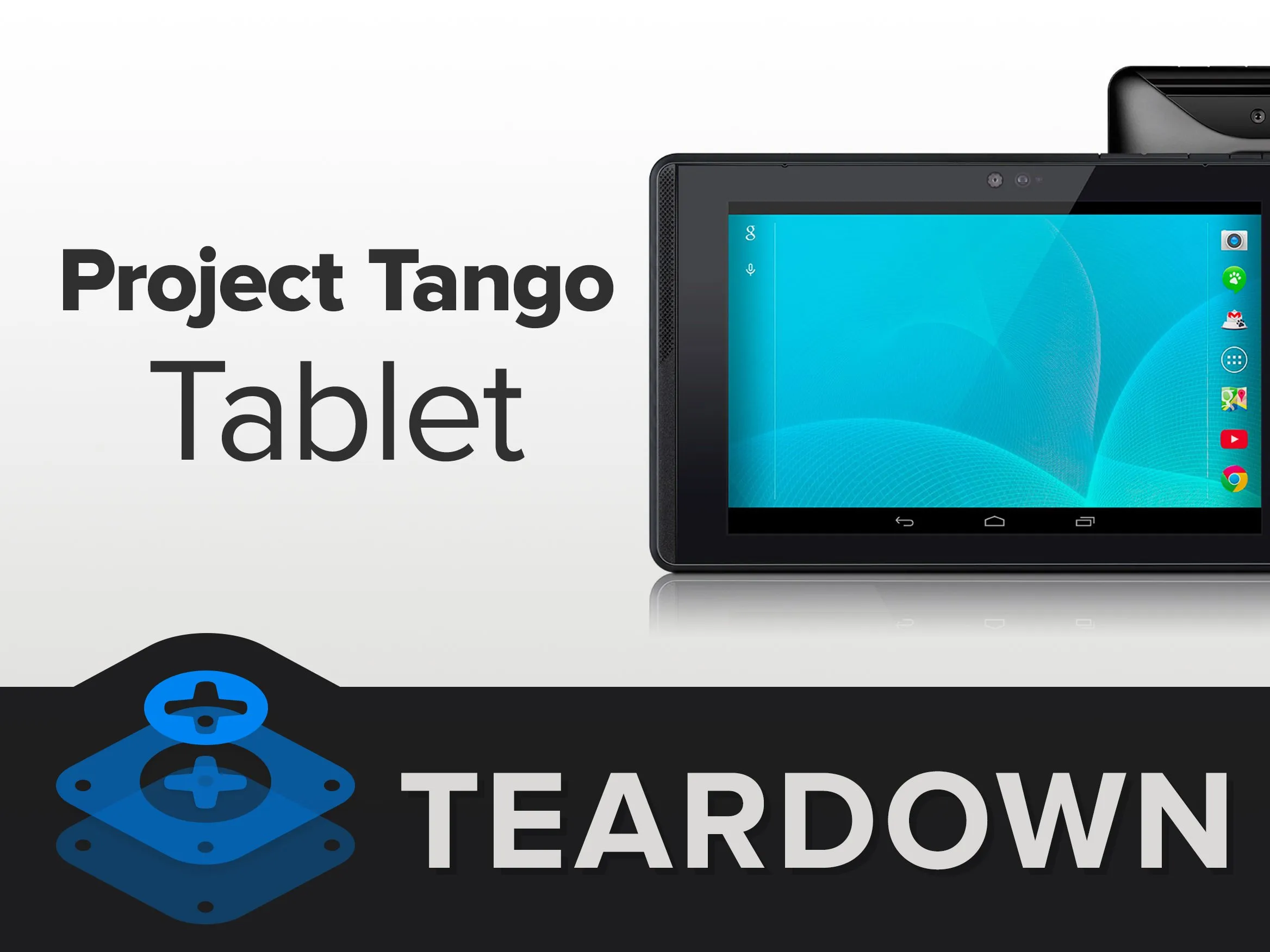 Разборка планшета Project Tango, Разборка планшета Project Tango: шаг 1, изображение 1 из 2