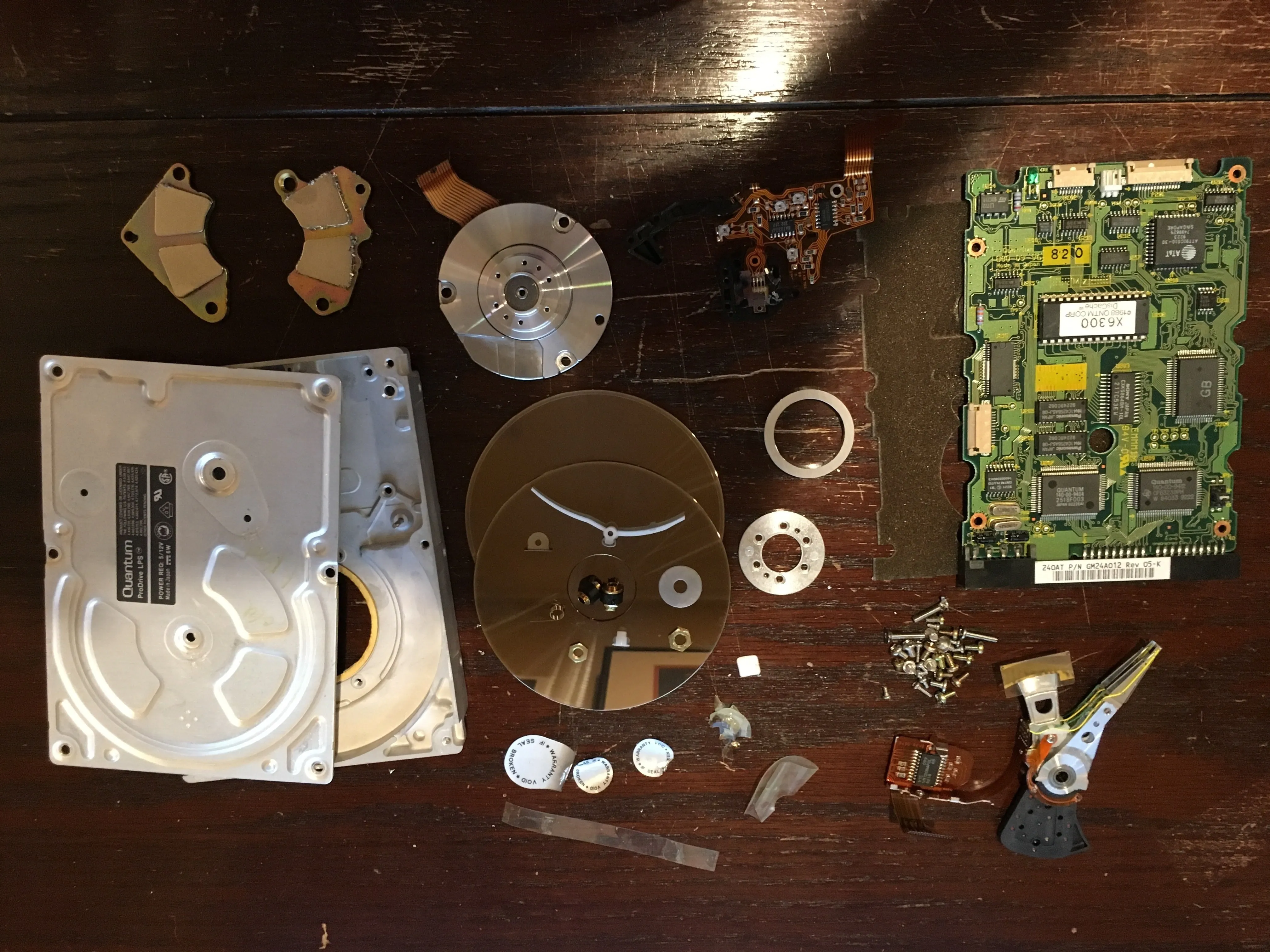 Quantum ProDrive LPS 240MB IDE HDD (Early '90s) Teardown, Remove the Drive Motor: step 12, image 2 of 2