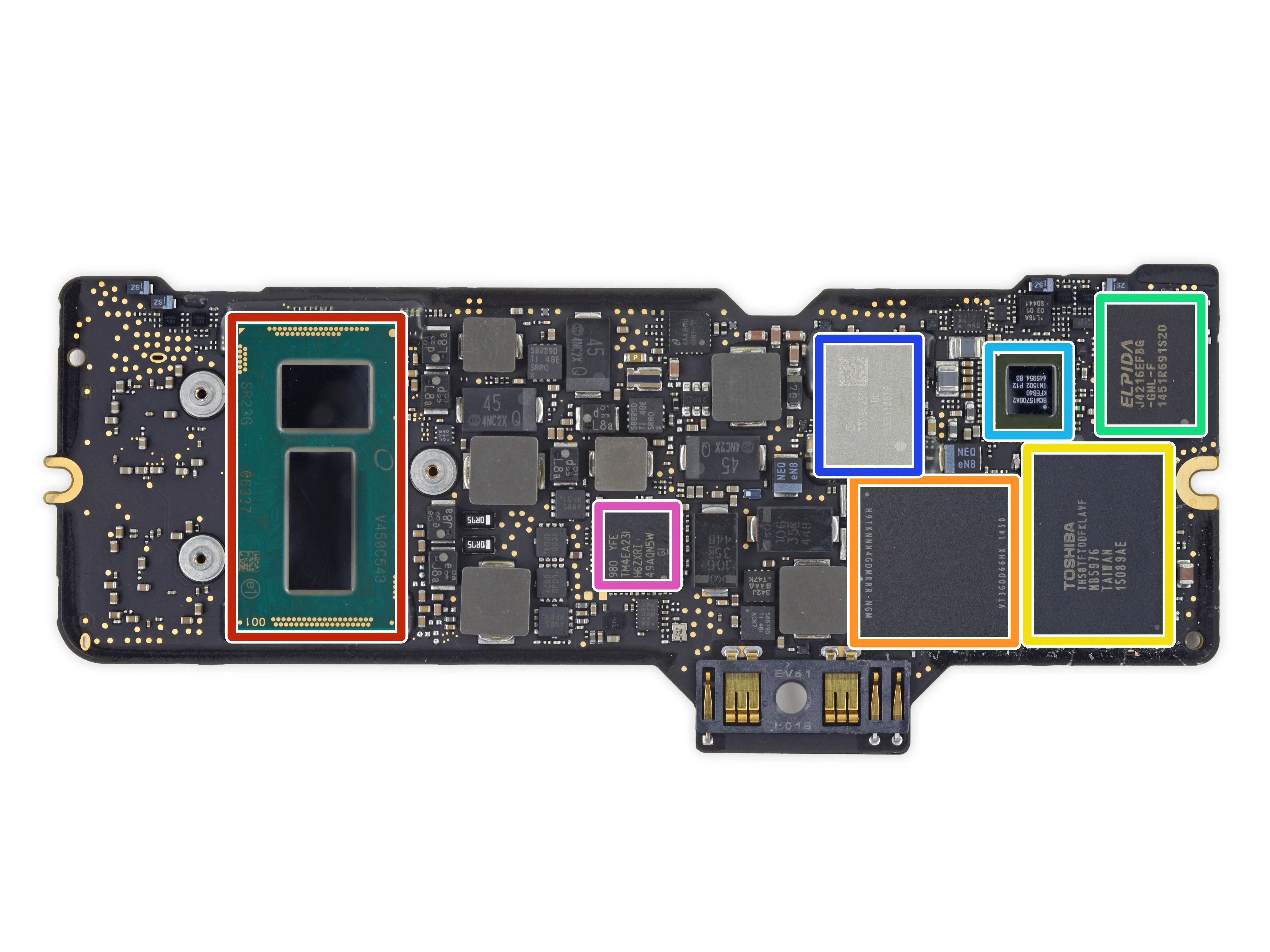 Разборка Retina MacBook 2015: шаг 13, изображение 1 из 1